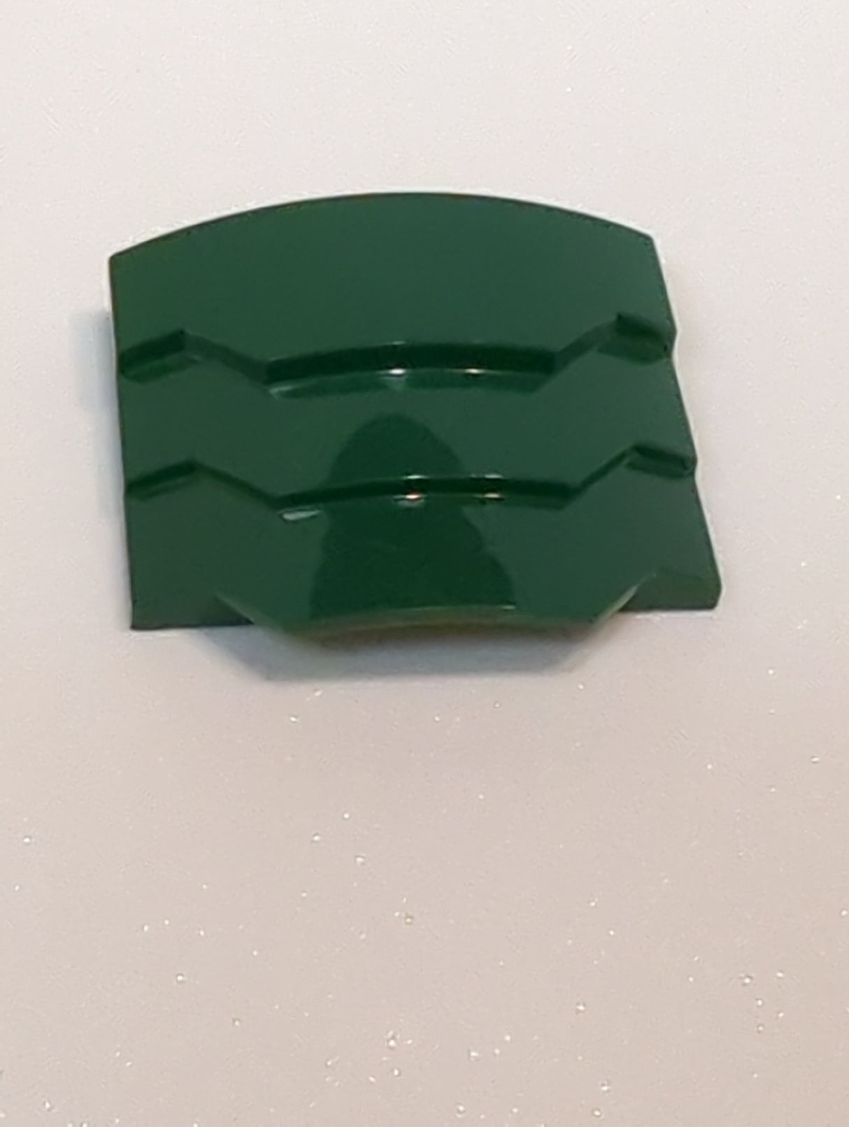 NEU Keilstein 4 x 3 gestuft keine Noppen dunkelgrün