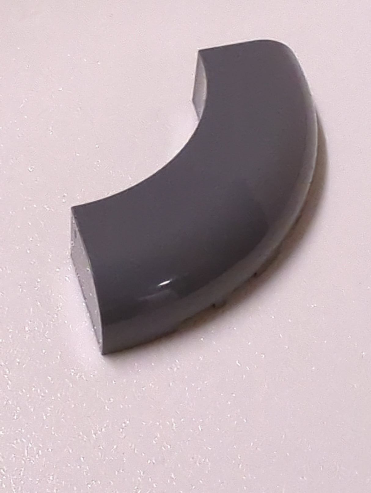 NEU Stein, Runde Ecke 5 x 5 x 1 ohne Noppen neudunkelgrau