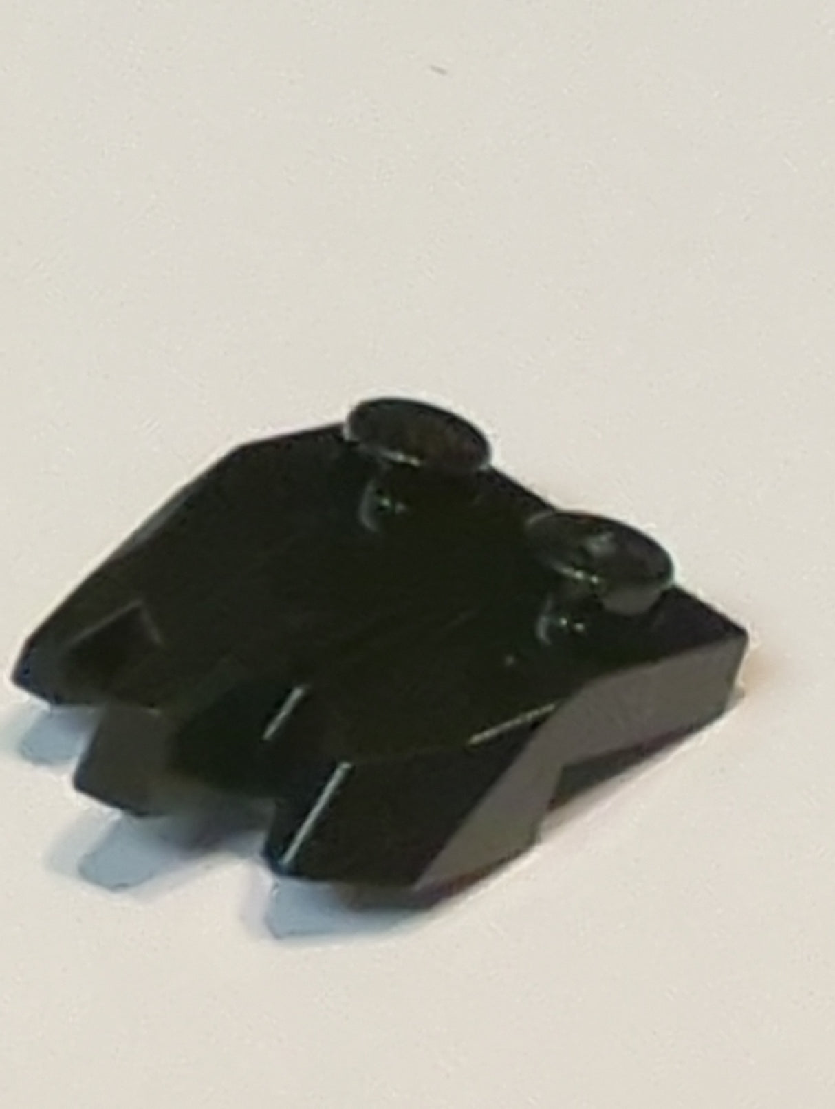 NEU Platte, Modifiziert 1 x 2 mit 3 Klauen / Rockfinger schwarz