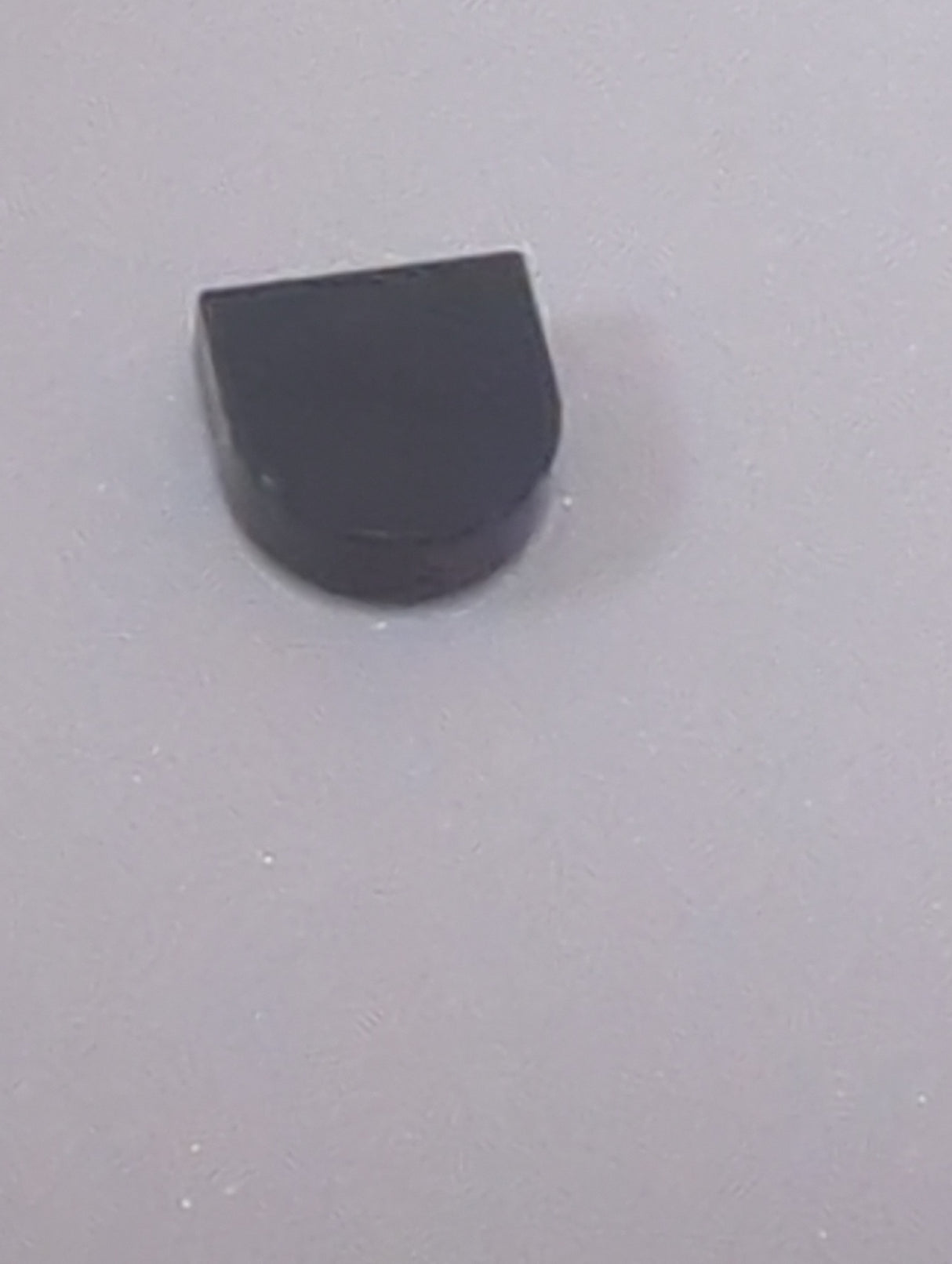 NEU Fliese, rund 1 x 1 Halbkreis verlängert neudunkelgrau