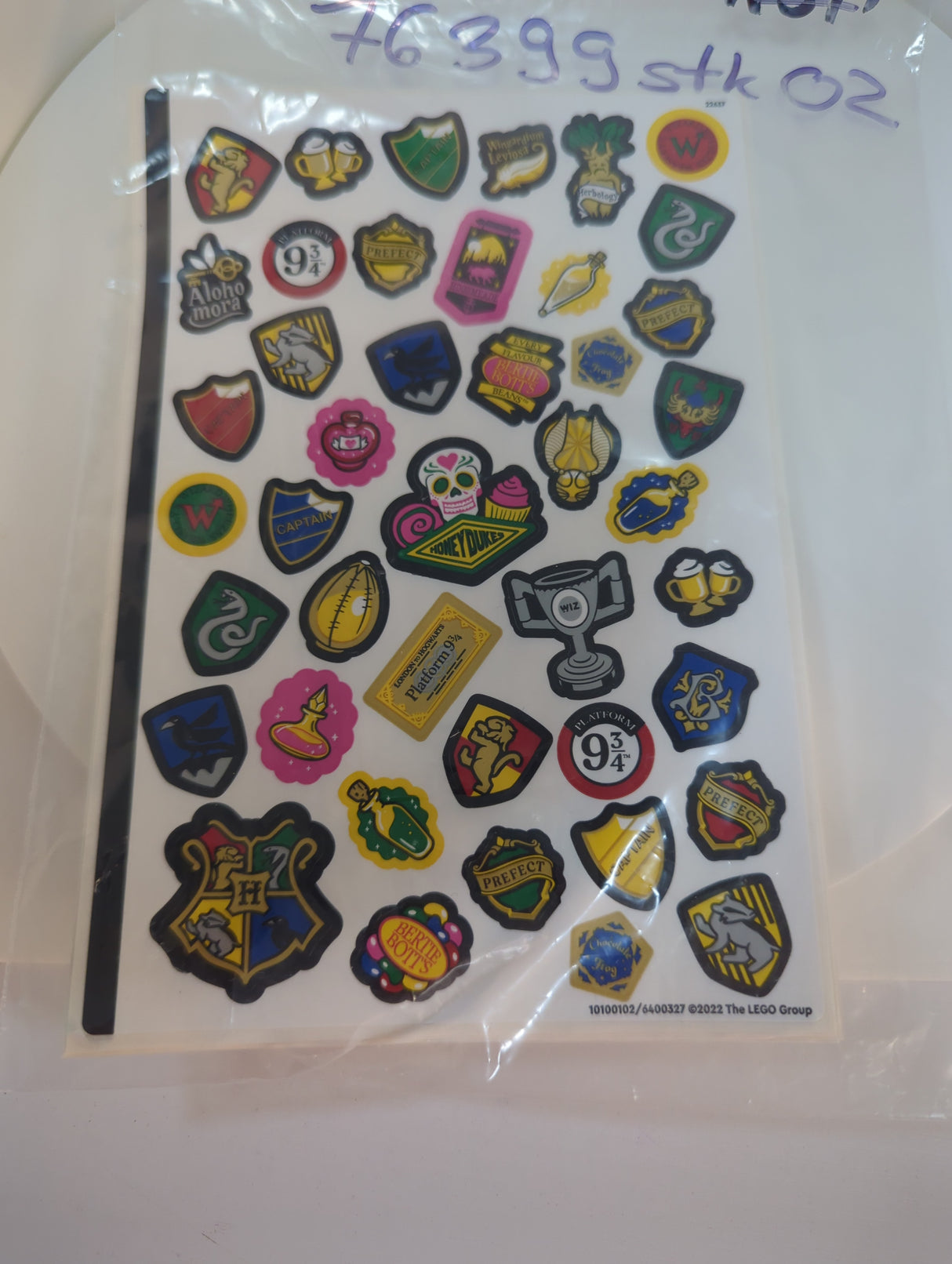 NEU Sticker Sheet for Set 76399, Sheet 2 - (10100102/6400327)