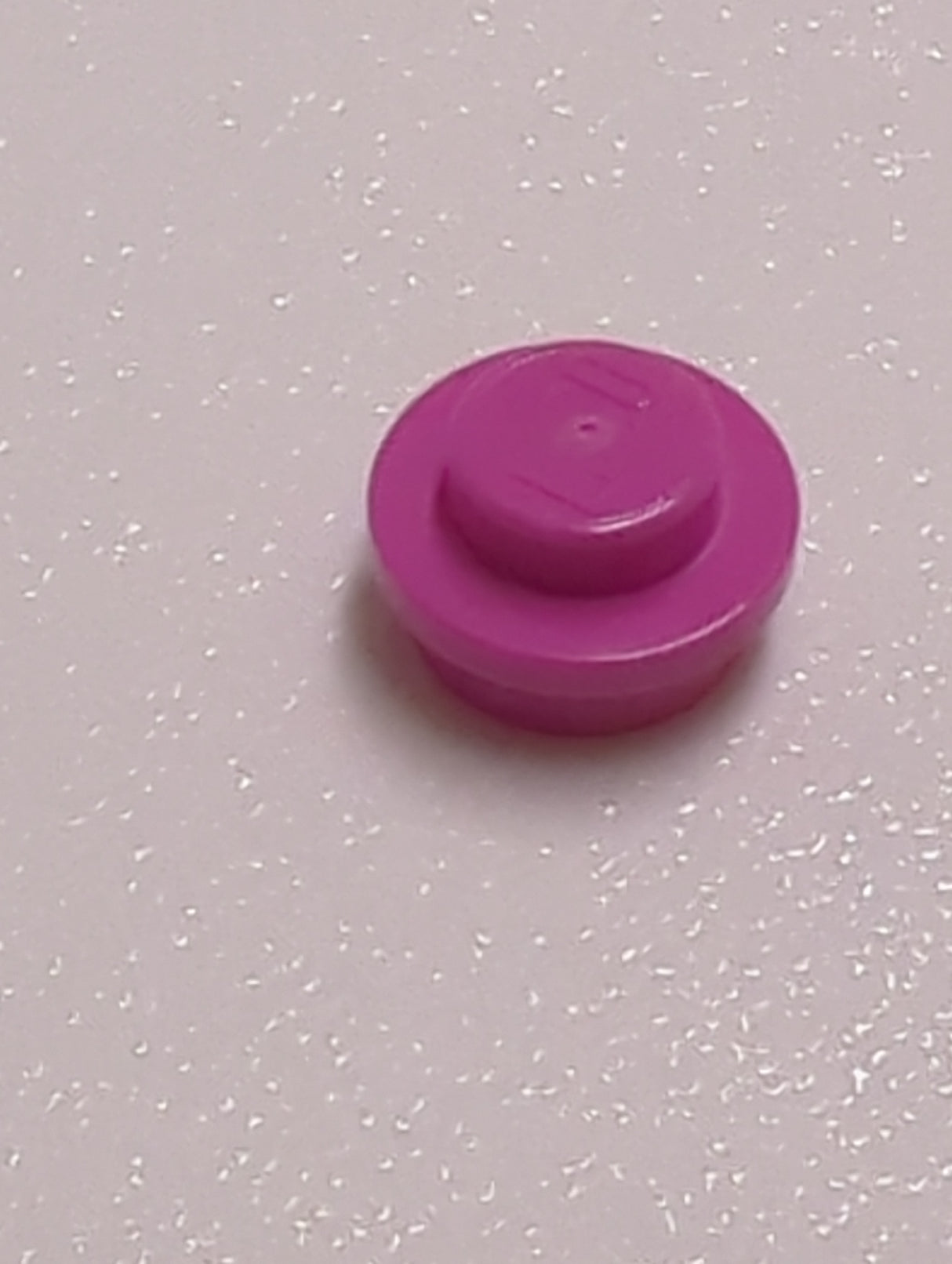 NEU Platte, Rund 1 x 1 knallpink