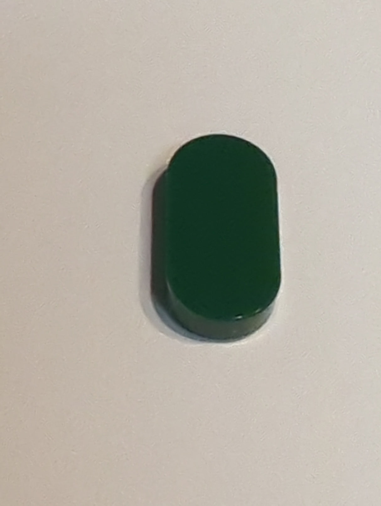 NEU Fliese, Rund 1 x 2 Oval dunkelgrün