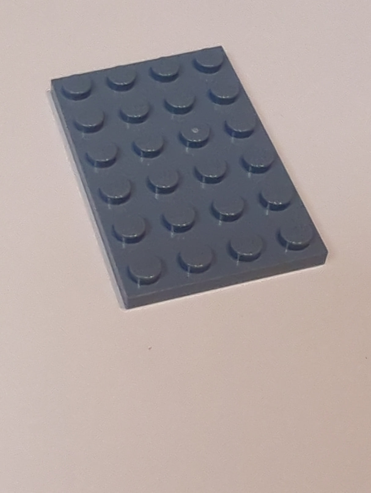 NEU Platte 4 x 6 sandblau