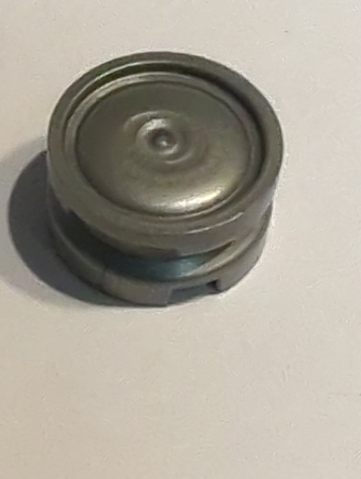 NEU Felge 11 mm Ø x 6 mm mit glatter Radkappe pearlsilber