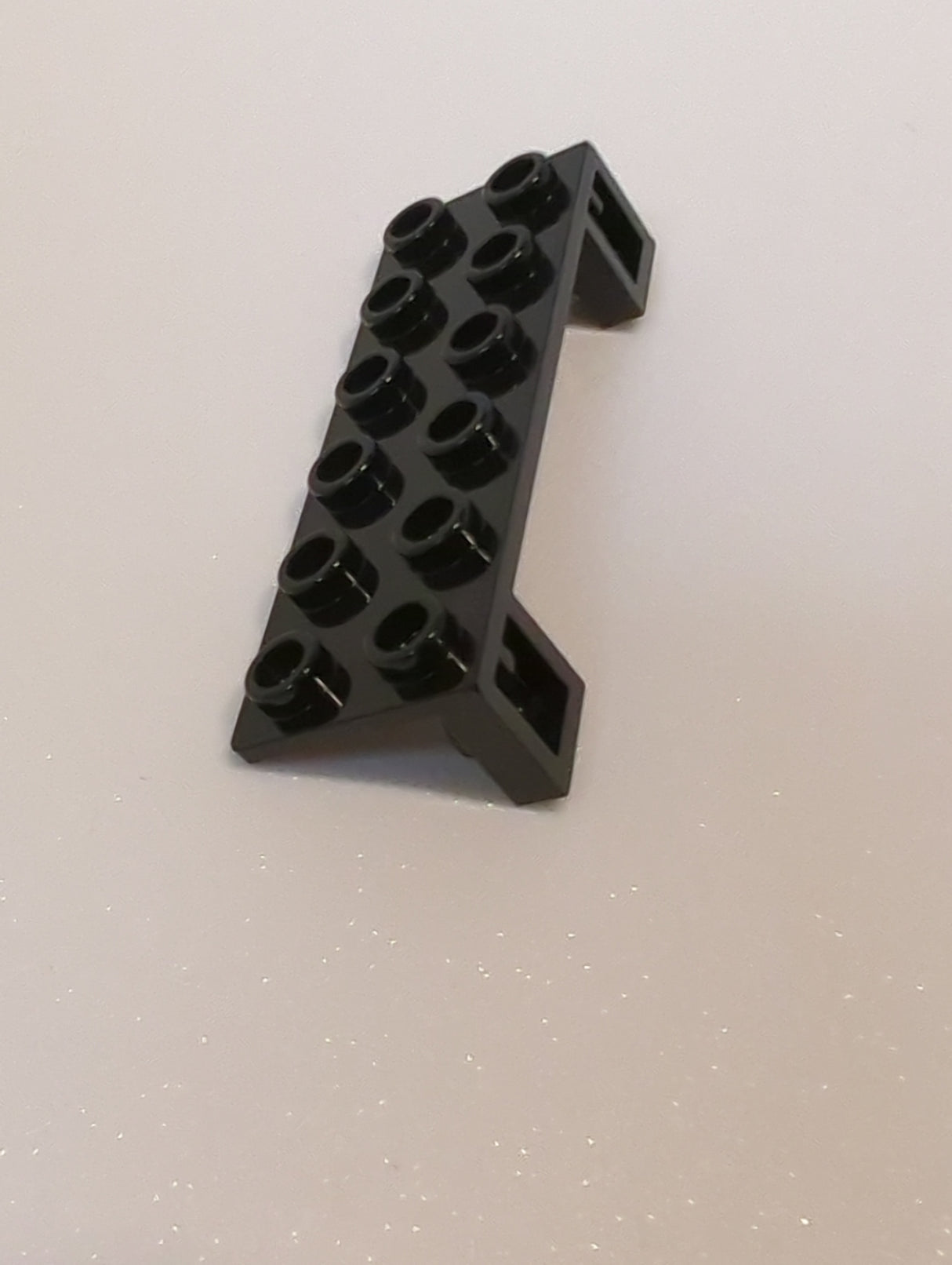 NEU Halterung 1 x 6 - 2 x 6 Umgekehrt mit 1 x 4 Ausschnitt schwarz