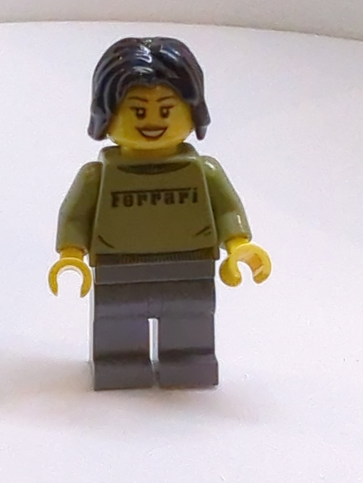 NEU SC Minifigur Ferrari F40 Fahrerin sc121