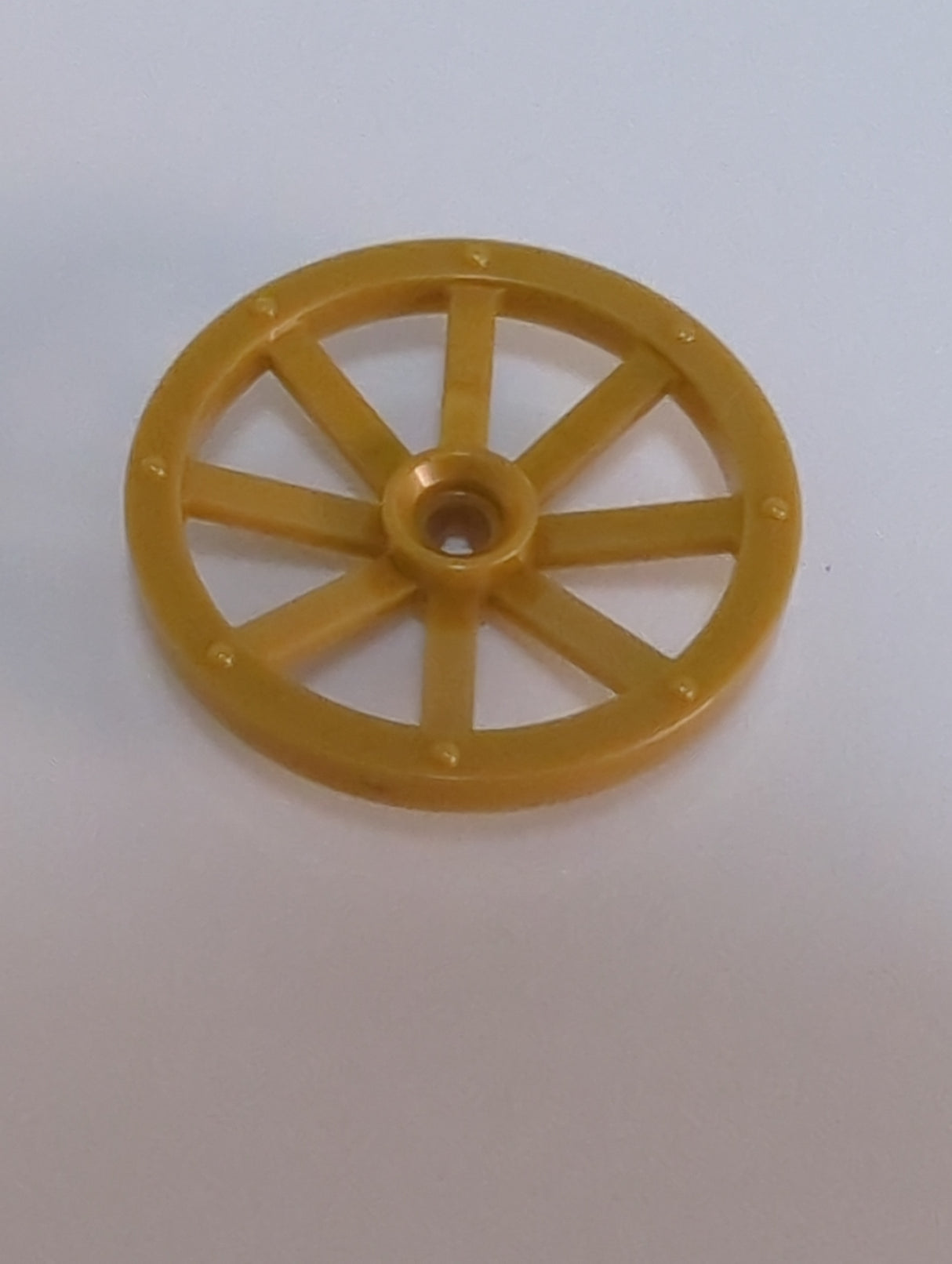 NEU Wheel Wagon Large 33mm D., Hole Notched for Wheels Holder Pin pearlgold pearl gold