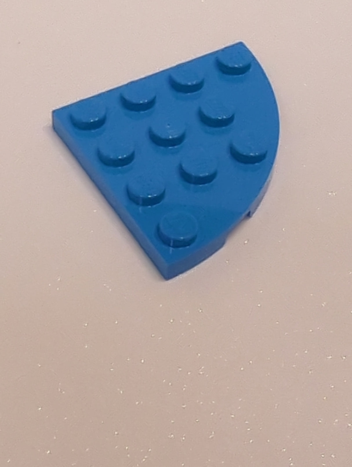 NEU Platte, abgerundete Ecke 4 x 4 dunkelazur