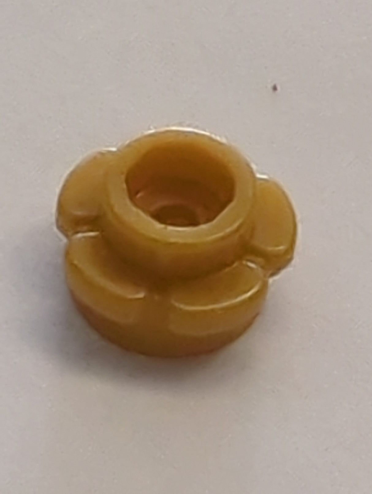 NEU Minifigur, Kopfbedeckung Hut, konisch asiatisch mit erhabener Mitte pearlgold