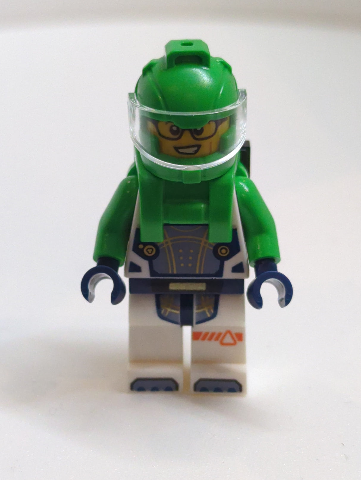 NEU City Minifigur Astronaut - weißer Raumanzug, Helm, Visier, Brille cty1694
