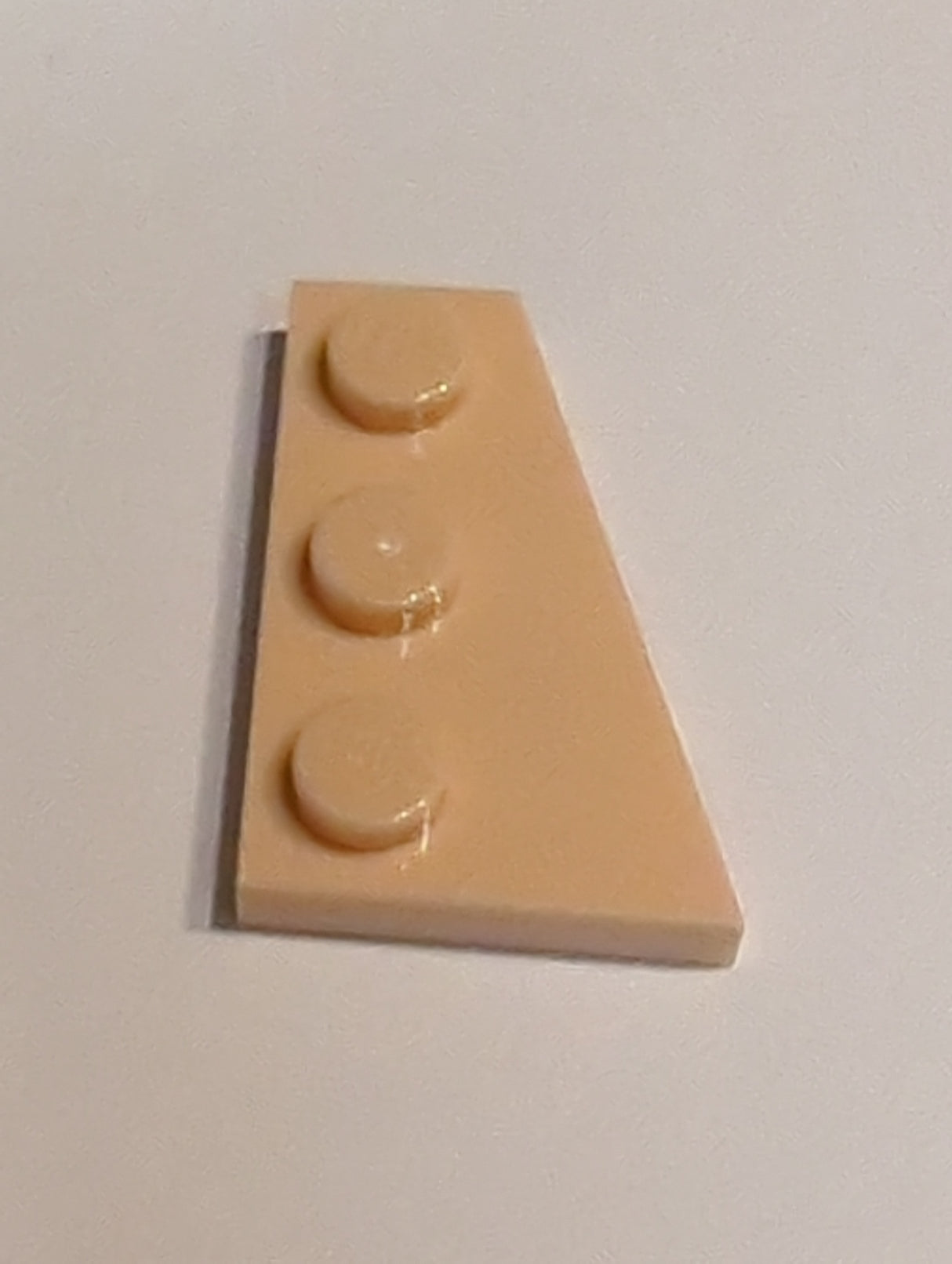 NEU Keilplatte 3 x 2 rechts nougat (hell)