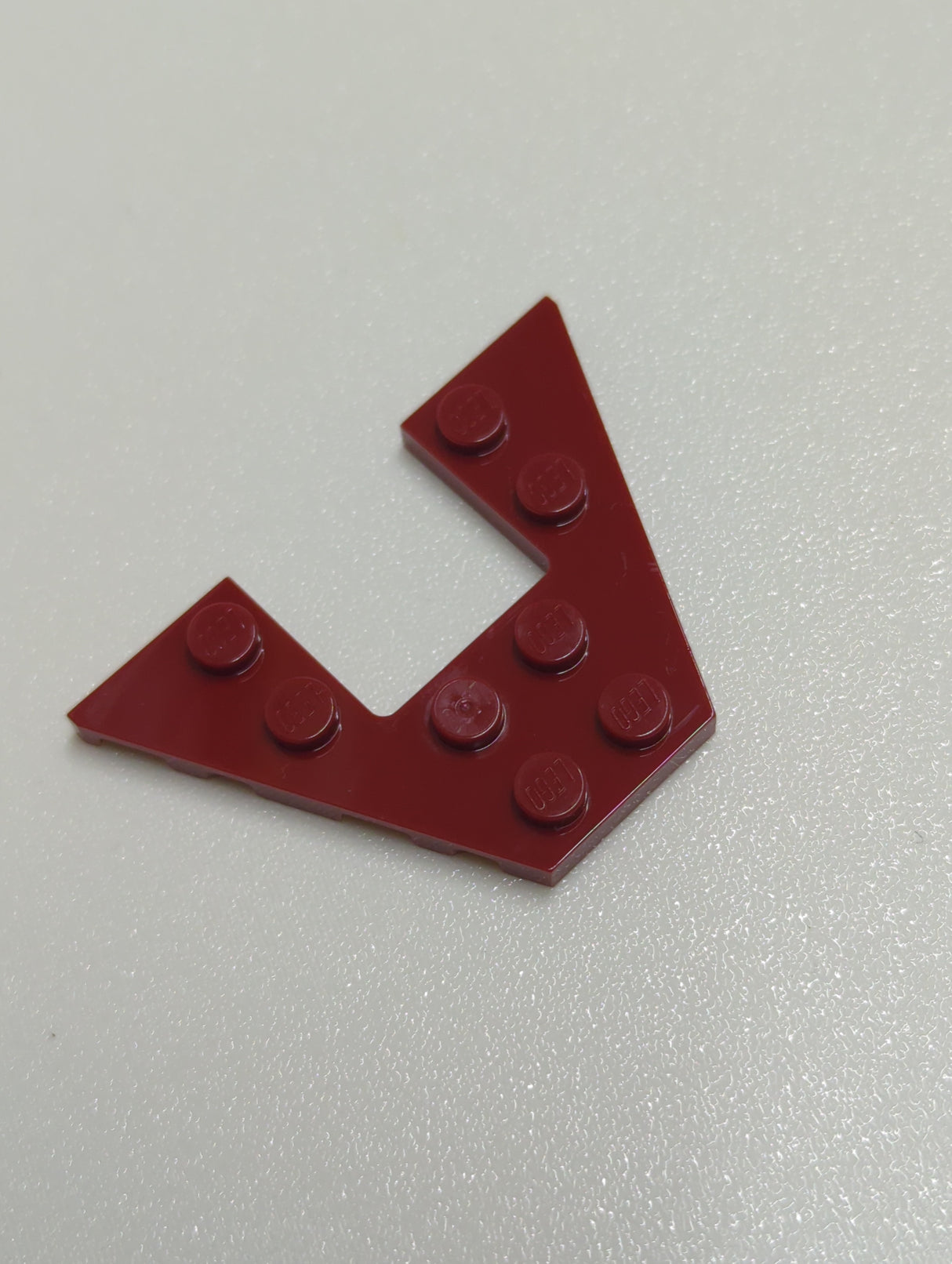 NEU Keilplatte 4 x 6 dunkelrot