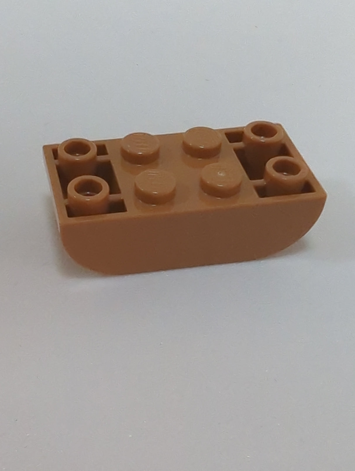 NEU Schrägstein, Gebogen 4 x 2 invert doppelt nougat (medium)