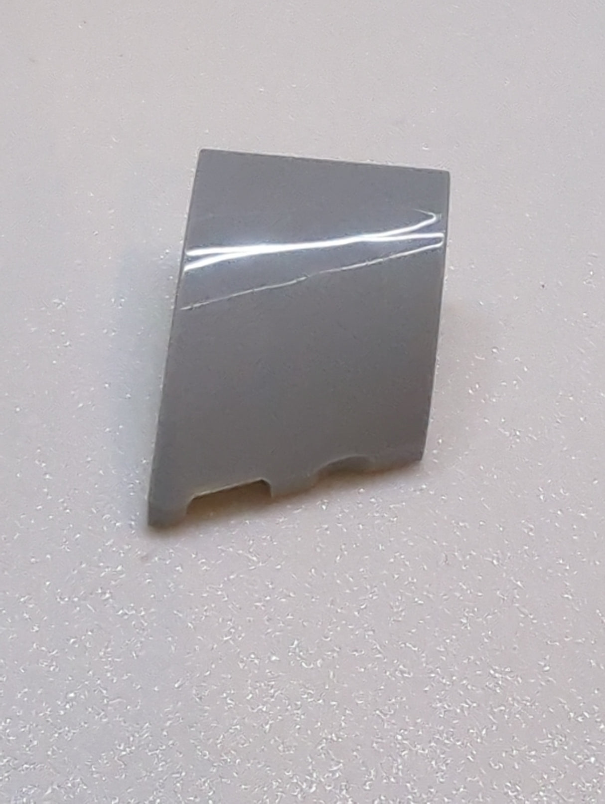 NEU Bogenstein 3 x 2 links, keine Noppen neuhellgrau