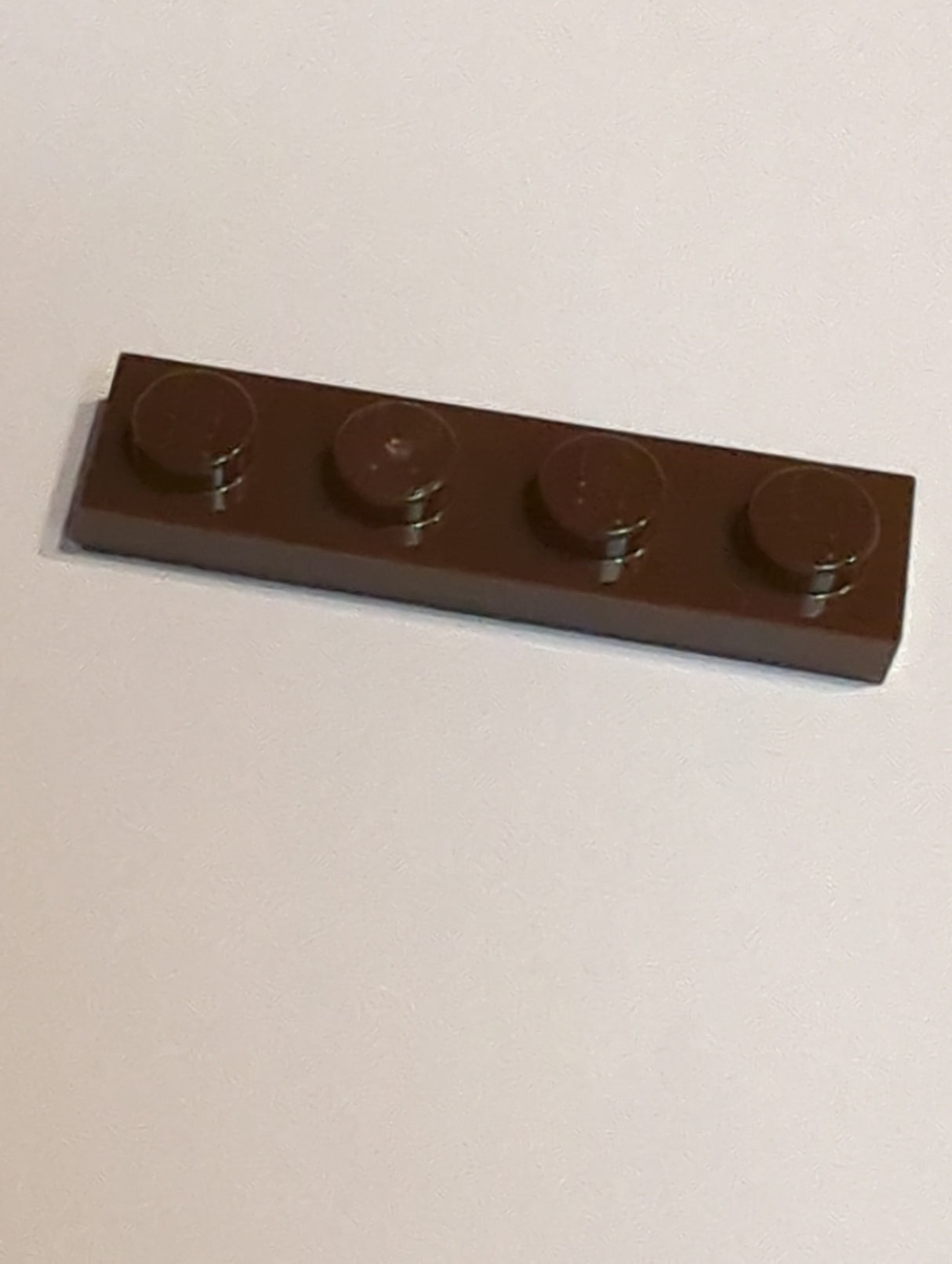 NEU Platte 1 x 4 dunkelbraun