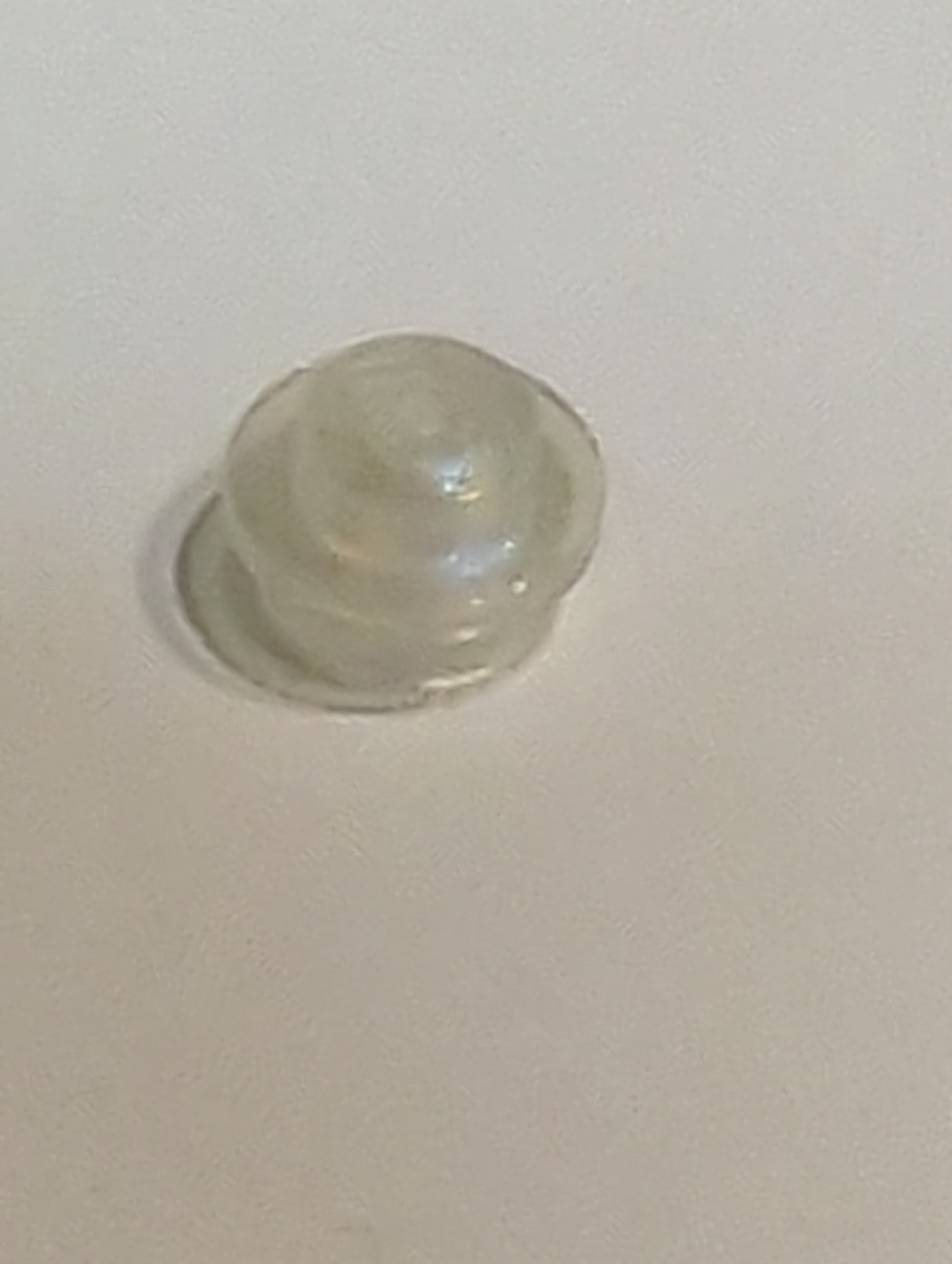 NEU Platte, Rund 1 x 1 transparent satin klar