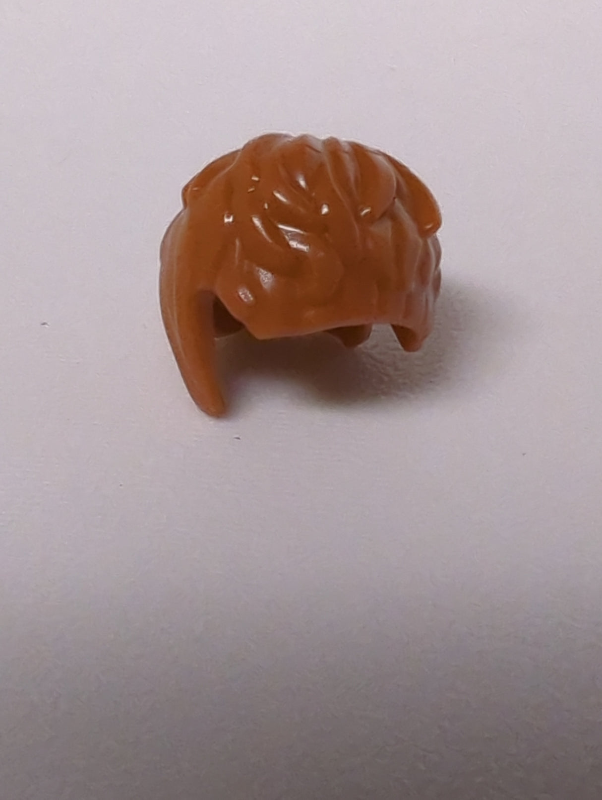 NEU Minifigur, Haarschnitt Frauen Kurz Unordentlich mit Seitensteil dunkelorange