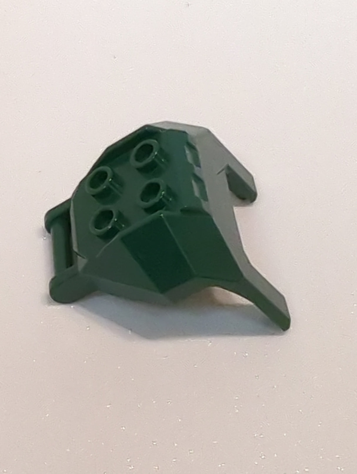 NEU Große Figurenrüstung, Truhe mit 4 Noppen und Stangengriff dunkelgrün