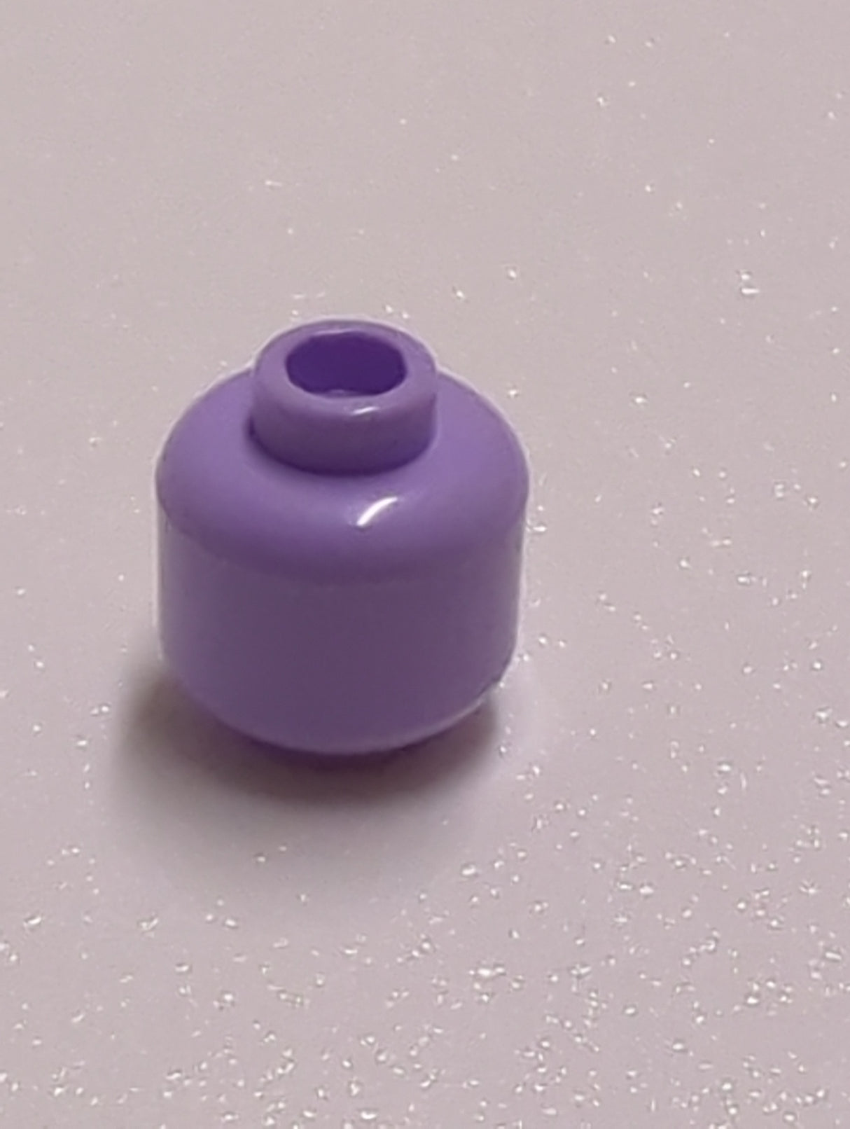 NEU Minifigur, Kopf (Plain) helllavendel