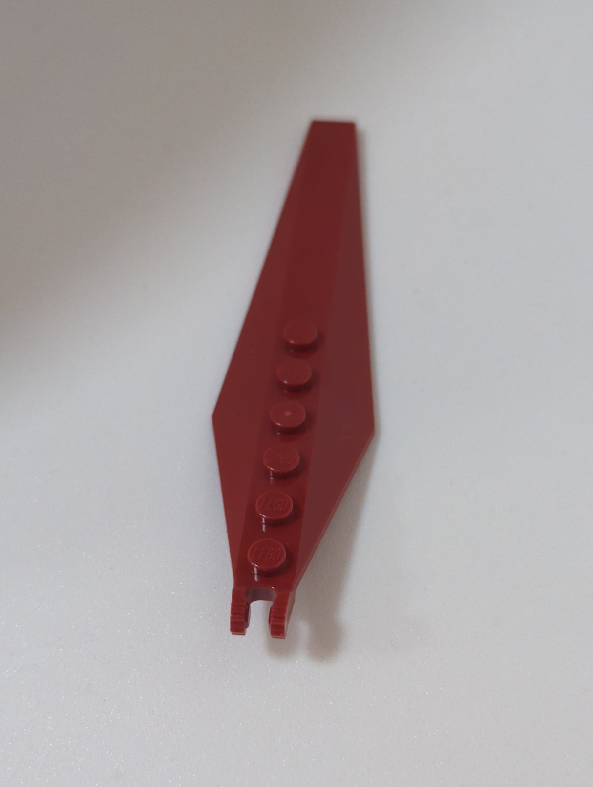 NEU Bügelplatte 3 x 12 mit schrägen Seitenverlängerungen dunkelrot