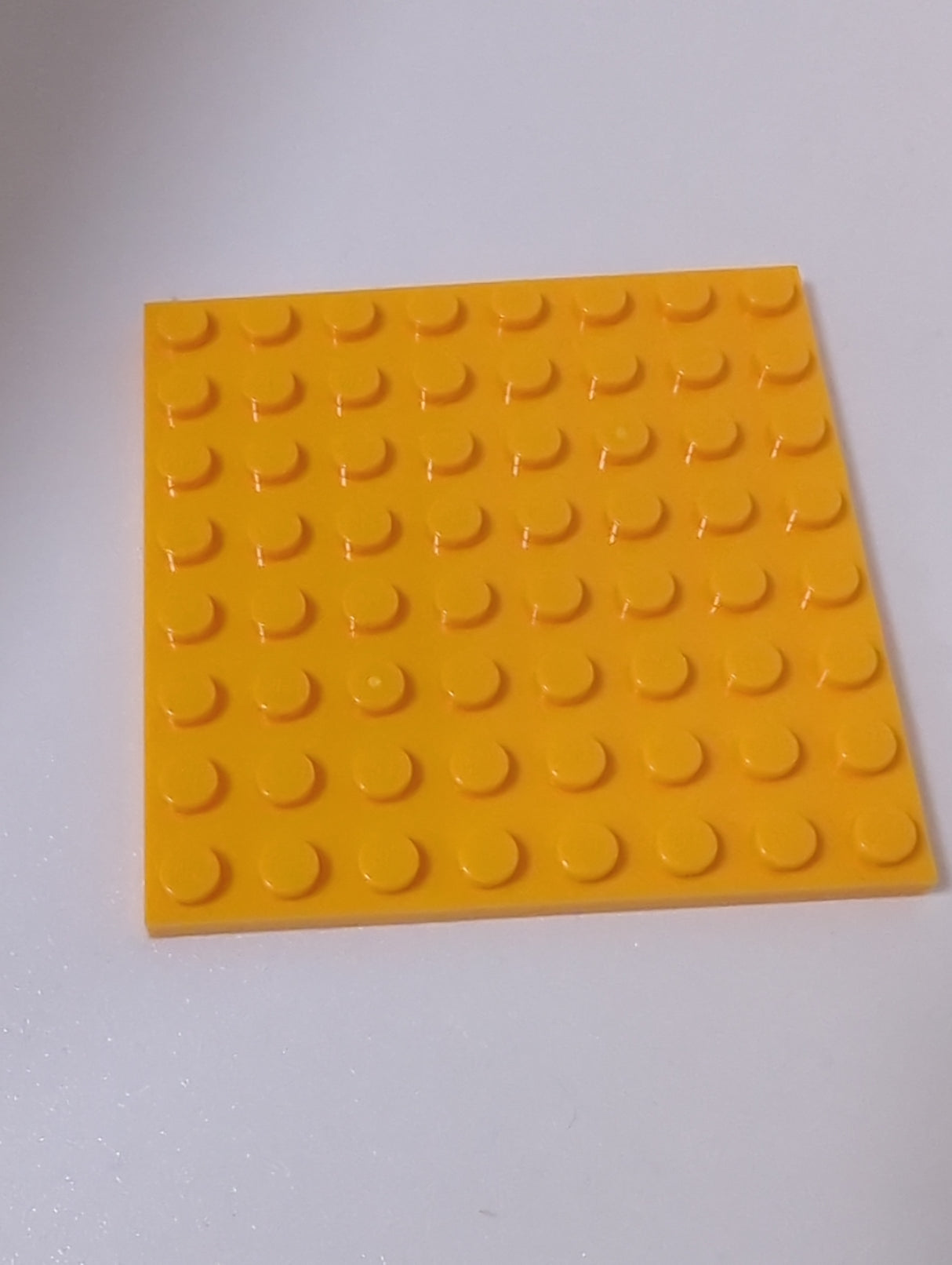 NEU Platte 8 x 8 hellorange