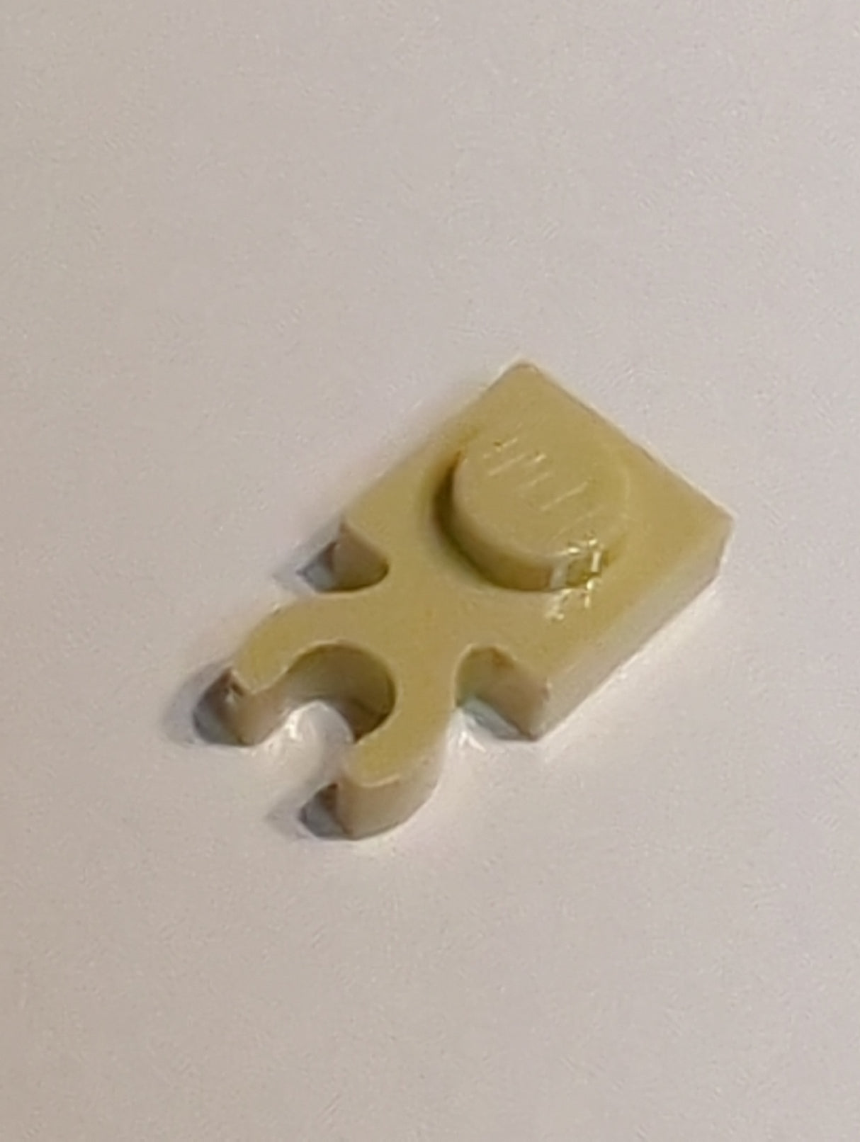NEU Plate, Modified 1 x 1 with Open O Clip Thick (Vertical Grip) beige tan