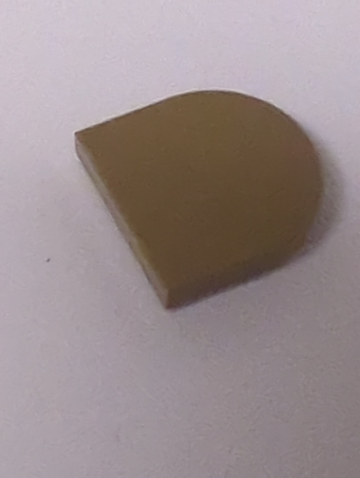 NEU Fliese, Rund 2 x 2 Halbkreis Verlängert dunkelbeige