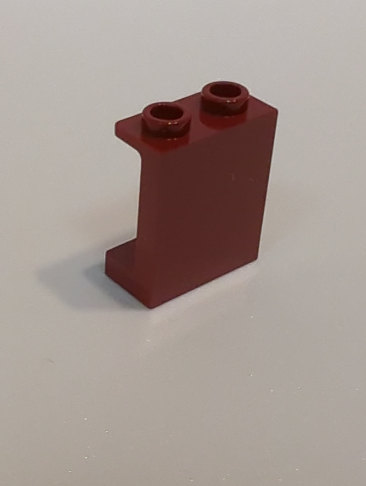 NEU Panel 1 x 2 x 2 with Side Supports - Hollow Studs dunkelrot dark red