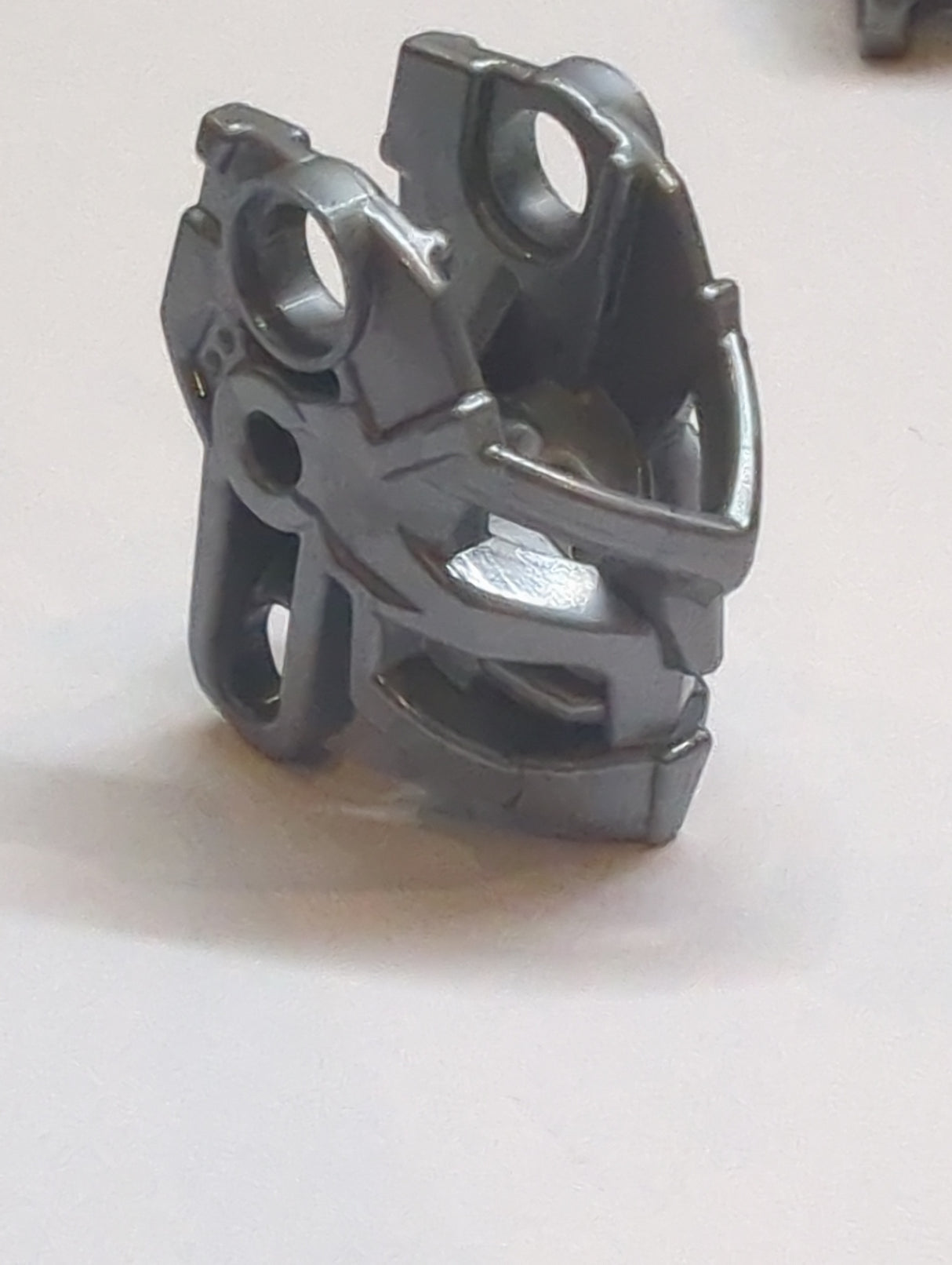 Bionicle Kopf Verbinder Block (Toa Okoto) pearlsilber