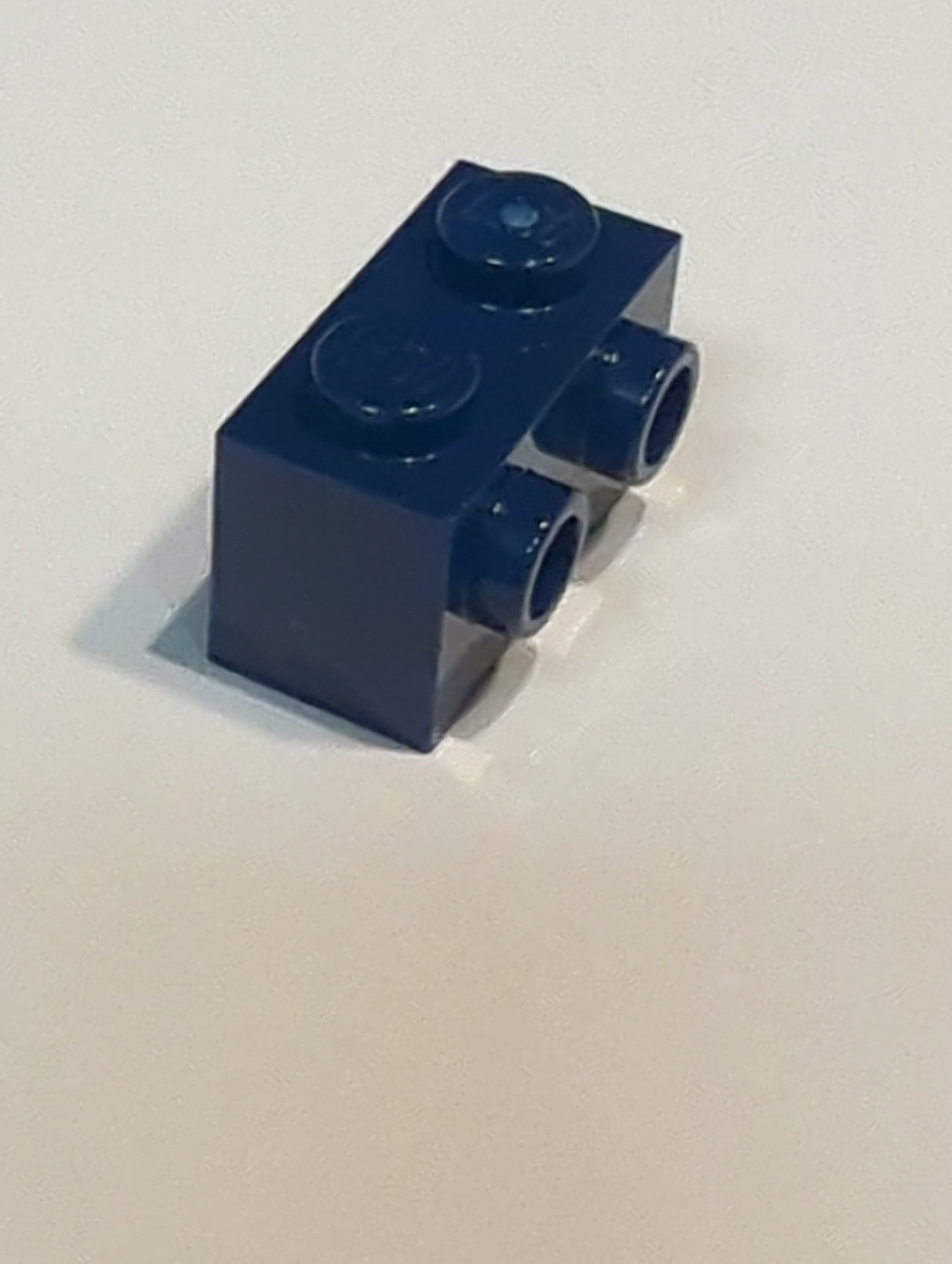 NEU Stein, modifiziert 1 x 2 mit Nieten an der Seite dunkelblau