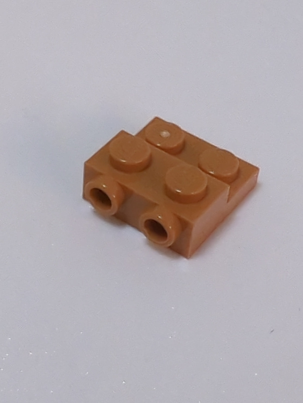 NEU Platte, modifiziert 2 x 2 x 2/3 mit 2 Noppen an der Seite nougat (medium)