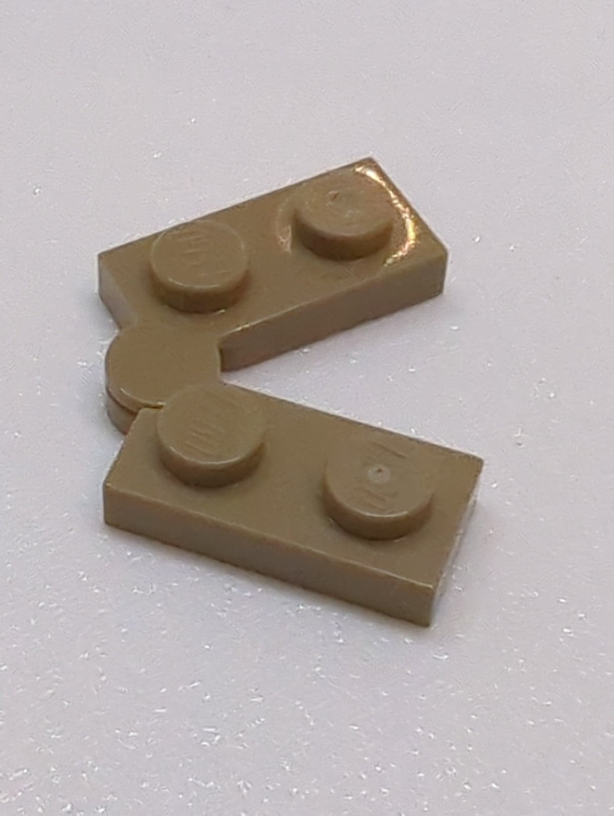 NEU Scharnierplatte 1 x 4 Schwenk (2429 / 2430) dunkelbeige