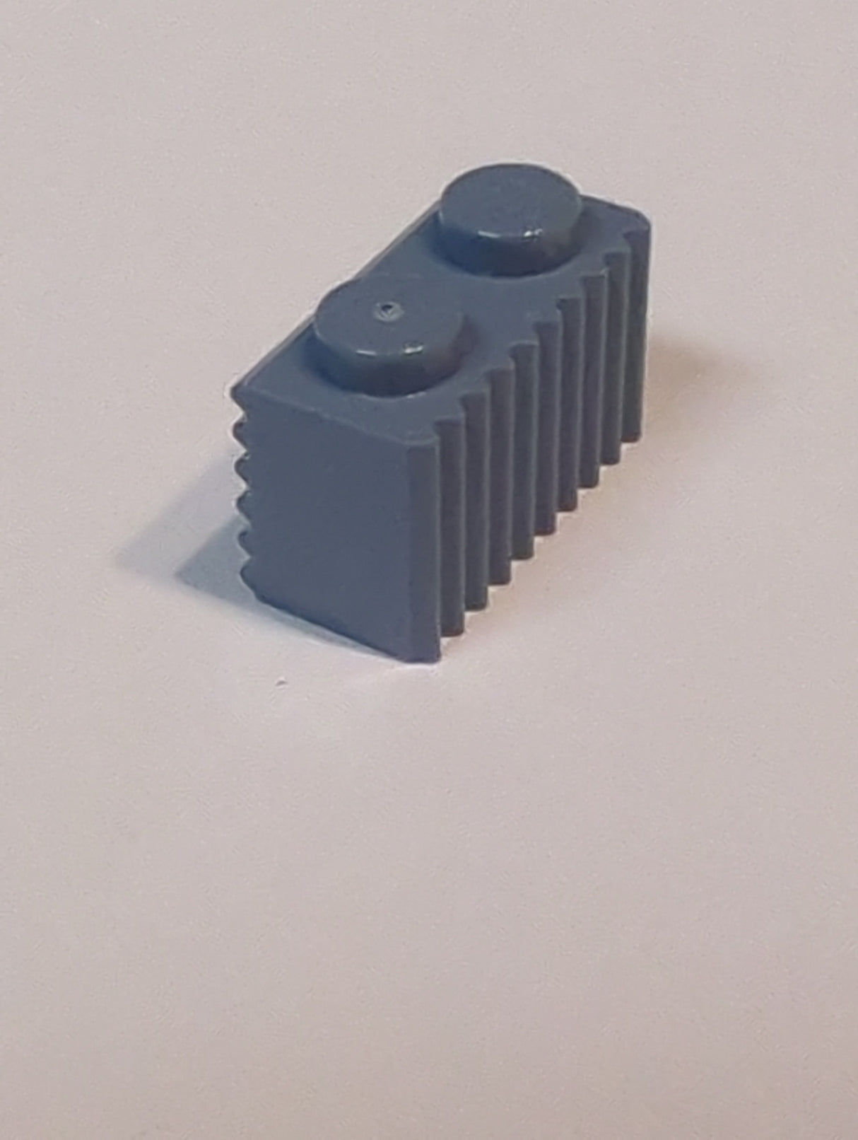 NEU Stein, Modifiziert 1 x 2 mit Gitter / Geriffeltem Profil sandblau