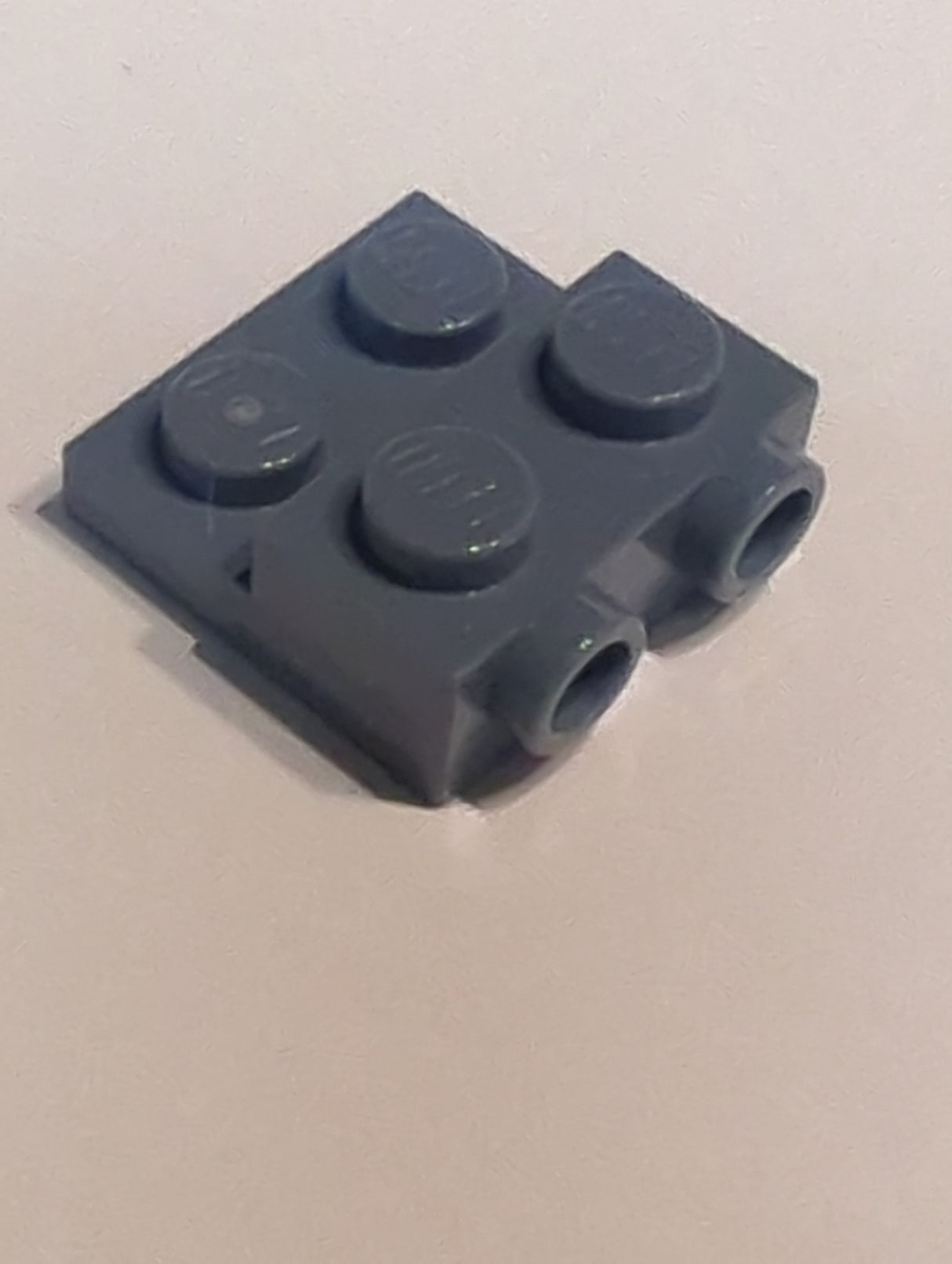 NEU Platte, modifiziert 2 x 2 x 2/3 mit 2 Noppen an der Seite sandblau