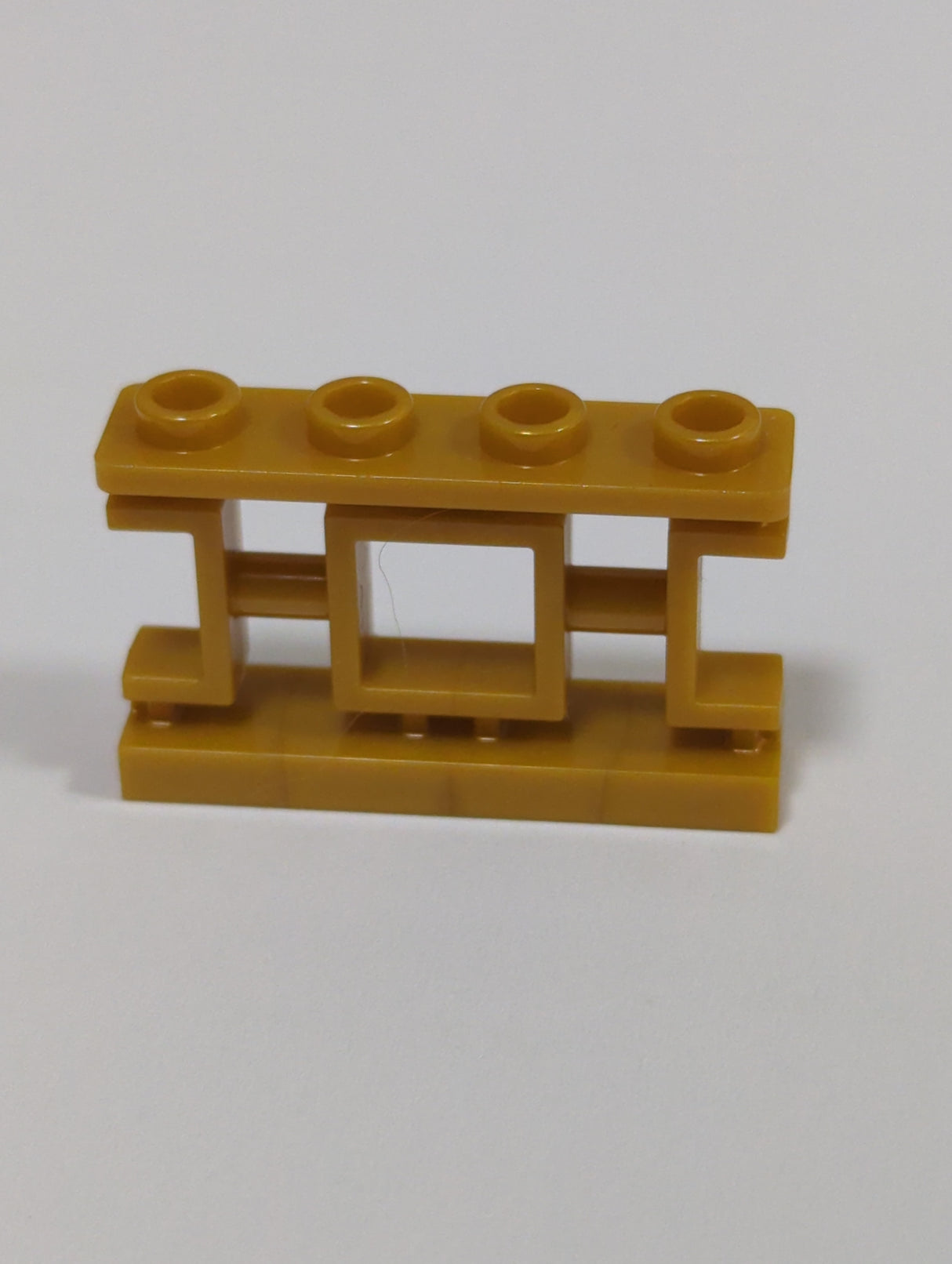 NEU Zaun 1 x 4 x 2 ornamentales asiatisches Gitter mit 4 Noppen pearlgold