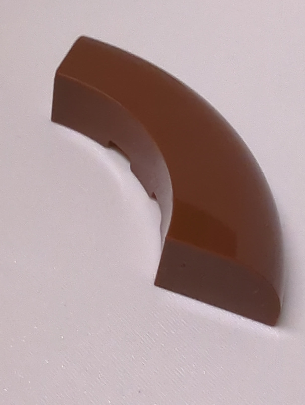 NEU Stein, Runde Ecke 5 x 5 x 1 ohne Noppen neubraun