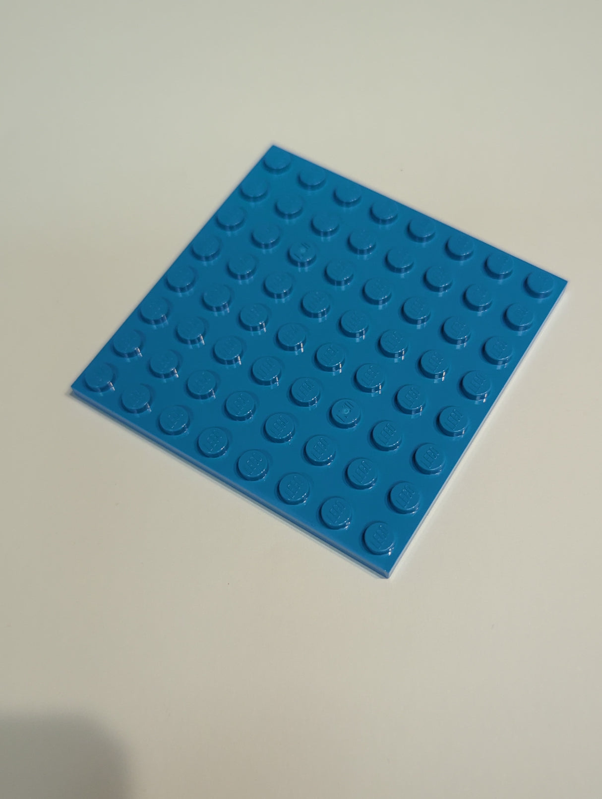 NEU Plate 8 x 8 dunkelazur