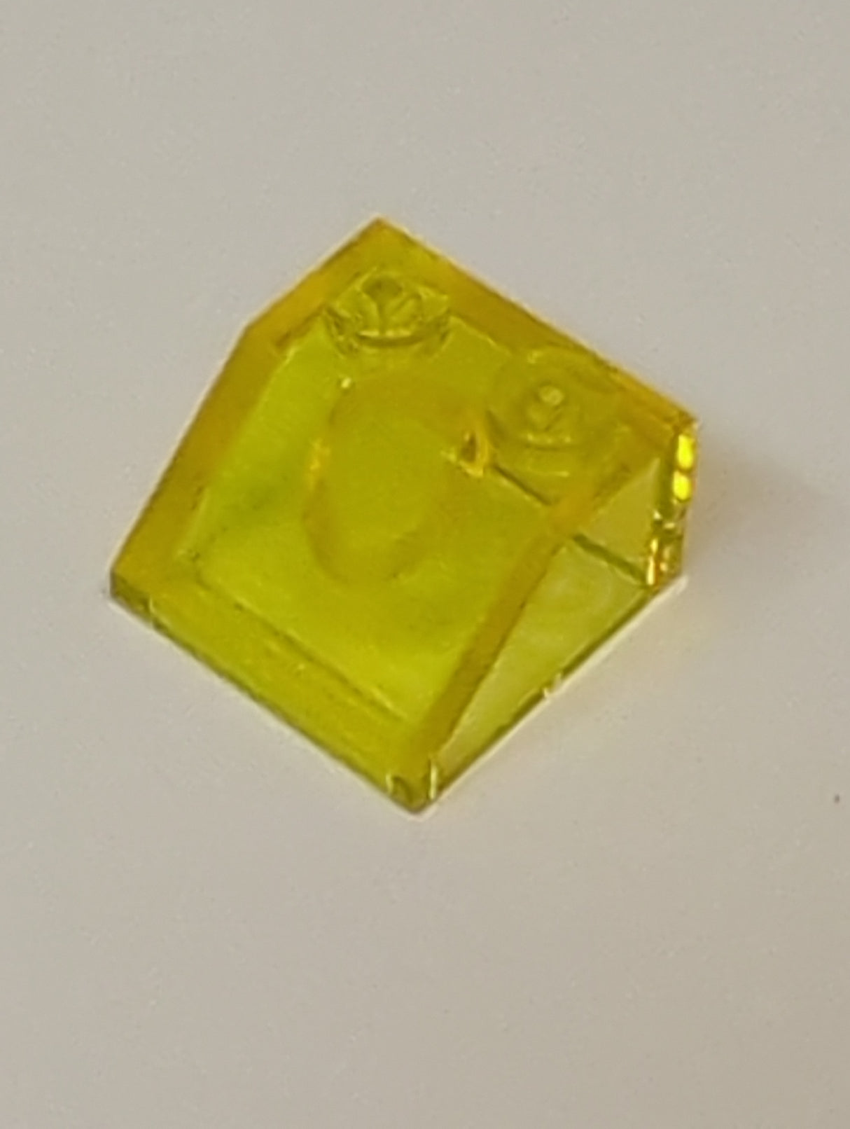 NEU Schrägstein 45 2 x 2 transparent gelb