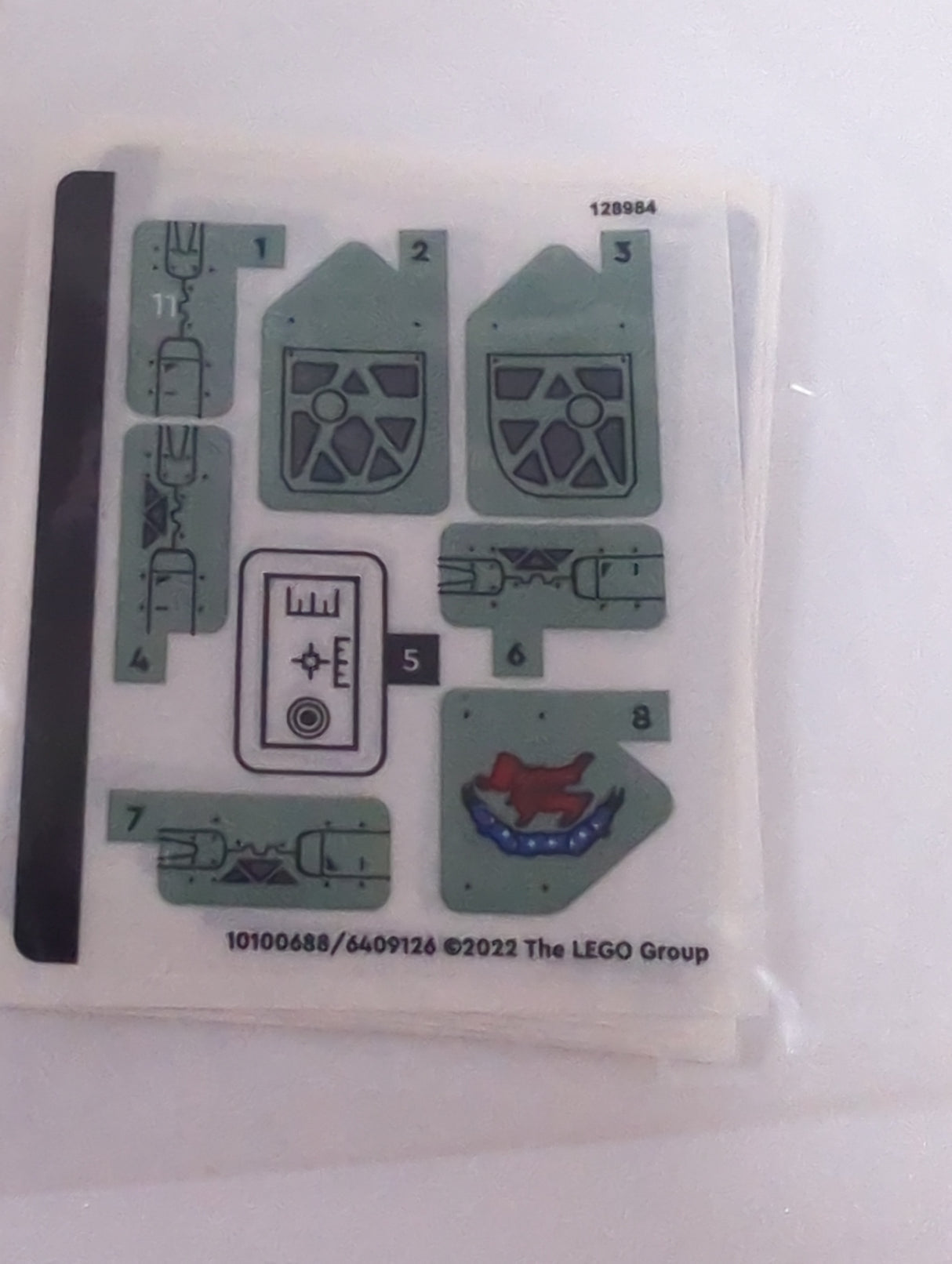 NEU Sticker Sheet for Set 75571 - (10100688/6409126)