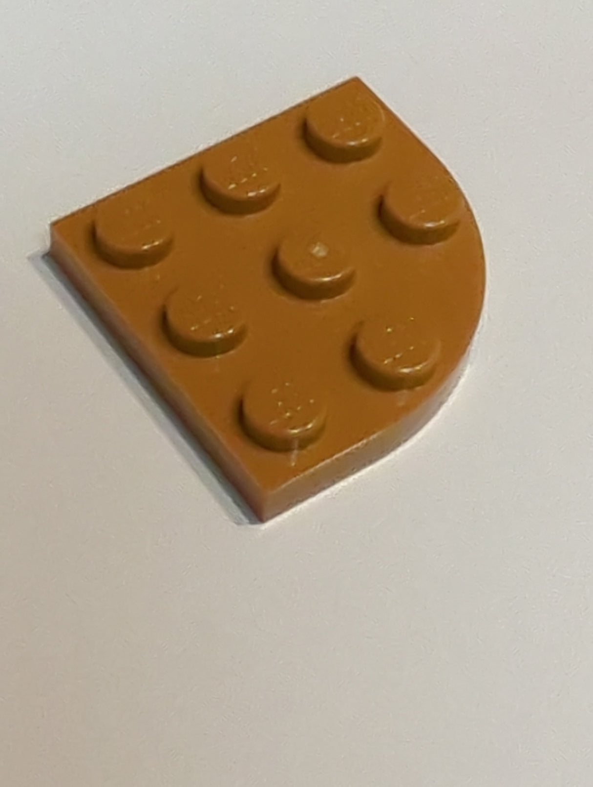 NEU Platte, Runde Ecke 3 x 3 nougat