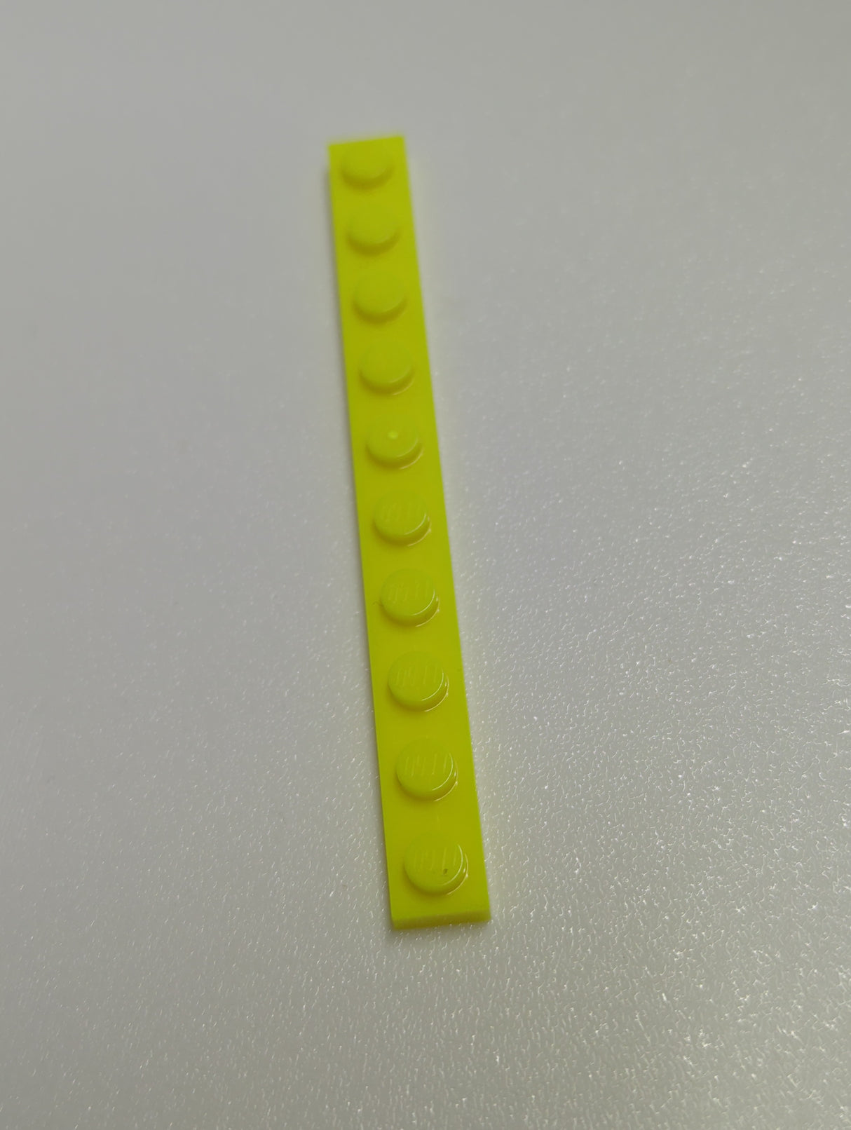 NEU Platte 1 x 10 neongelb