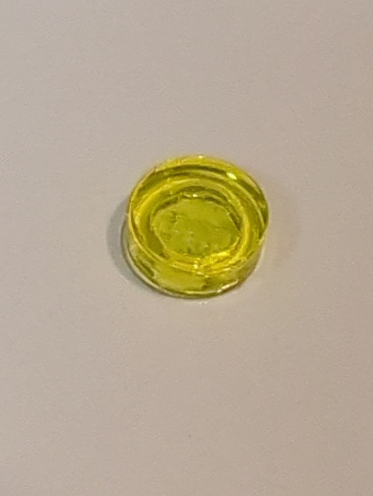 NEU Tile, Round 1x1 transparent gelb trans-yellow