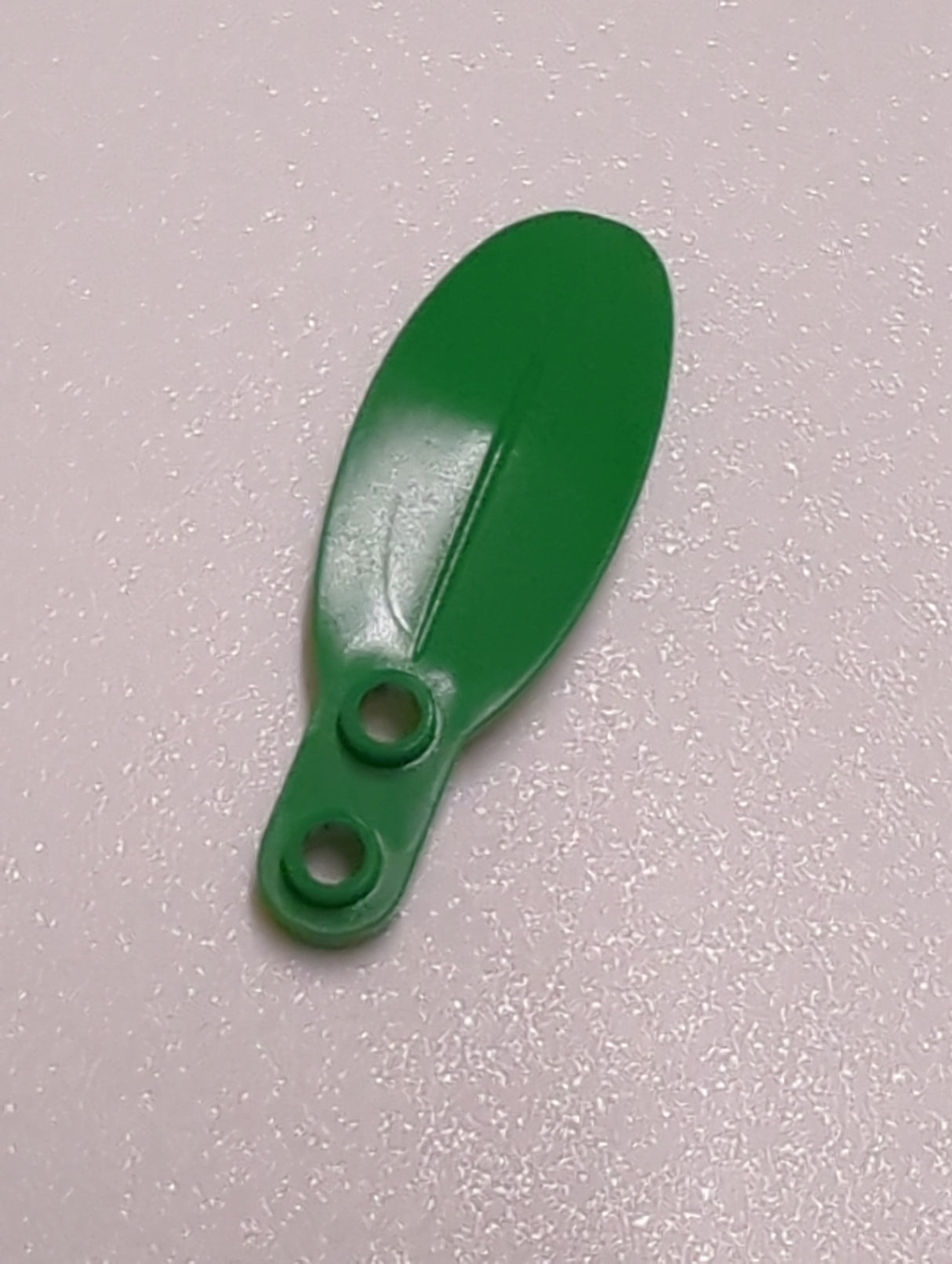 NEU Pflanzenplatte, Rund 1 x 2 mit Blatt grün