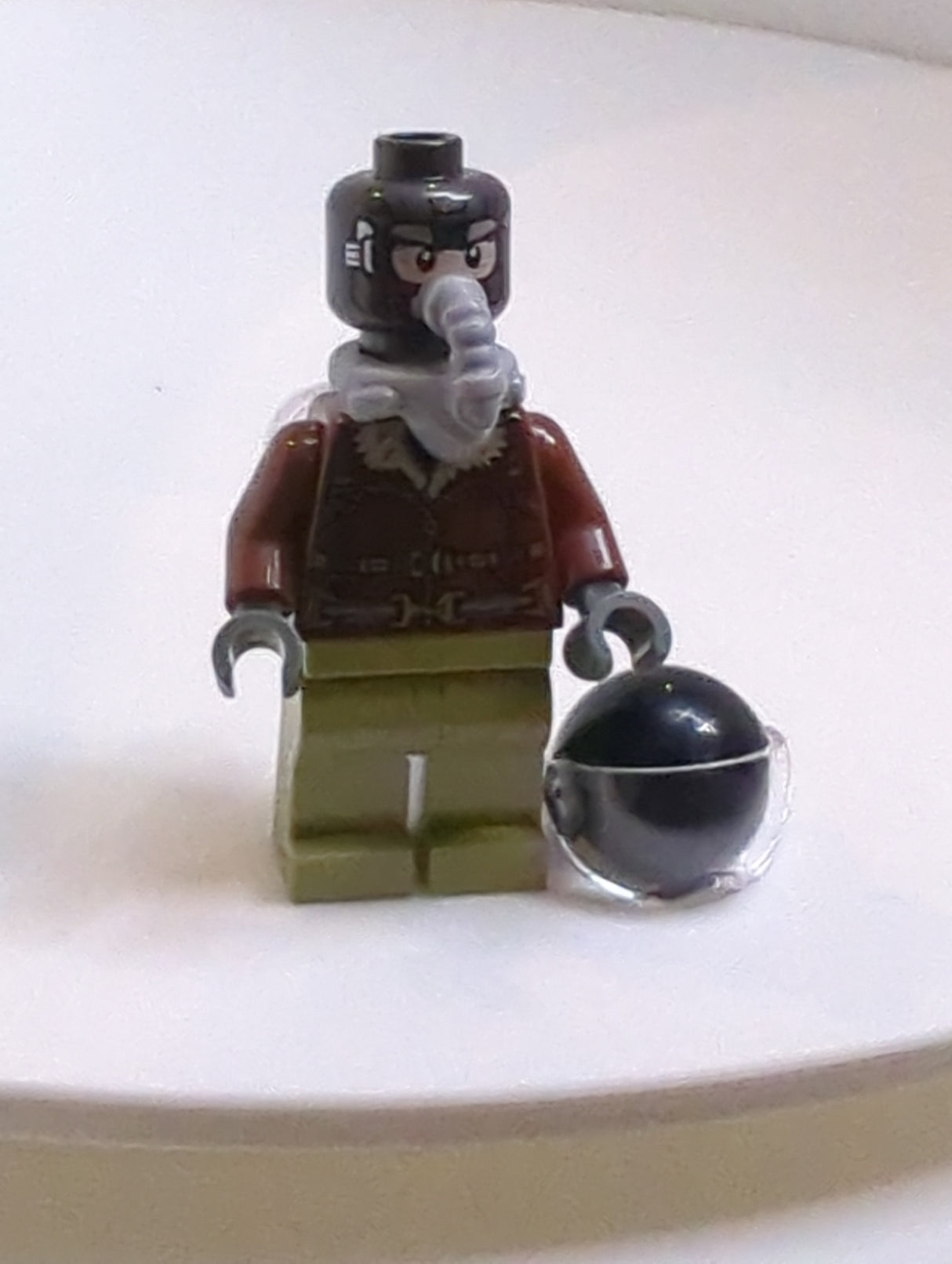 NEU Super Heroes Minifigur Vulture - neubraune Bomber Jacke und Sauerstoff Maske sh0775