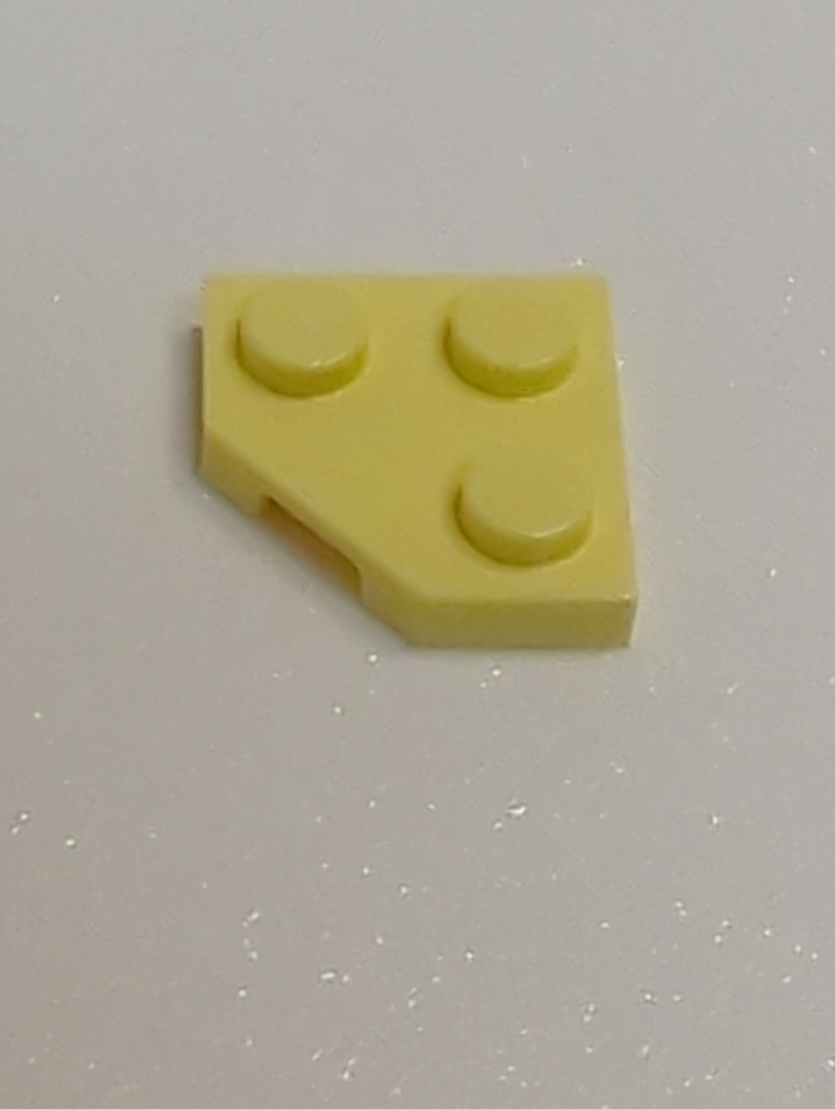 NEU Keilplatte 2 x 2 Eckplatte hellgelb