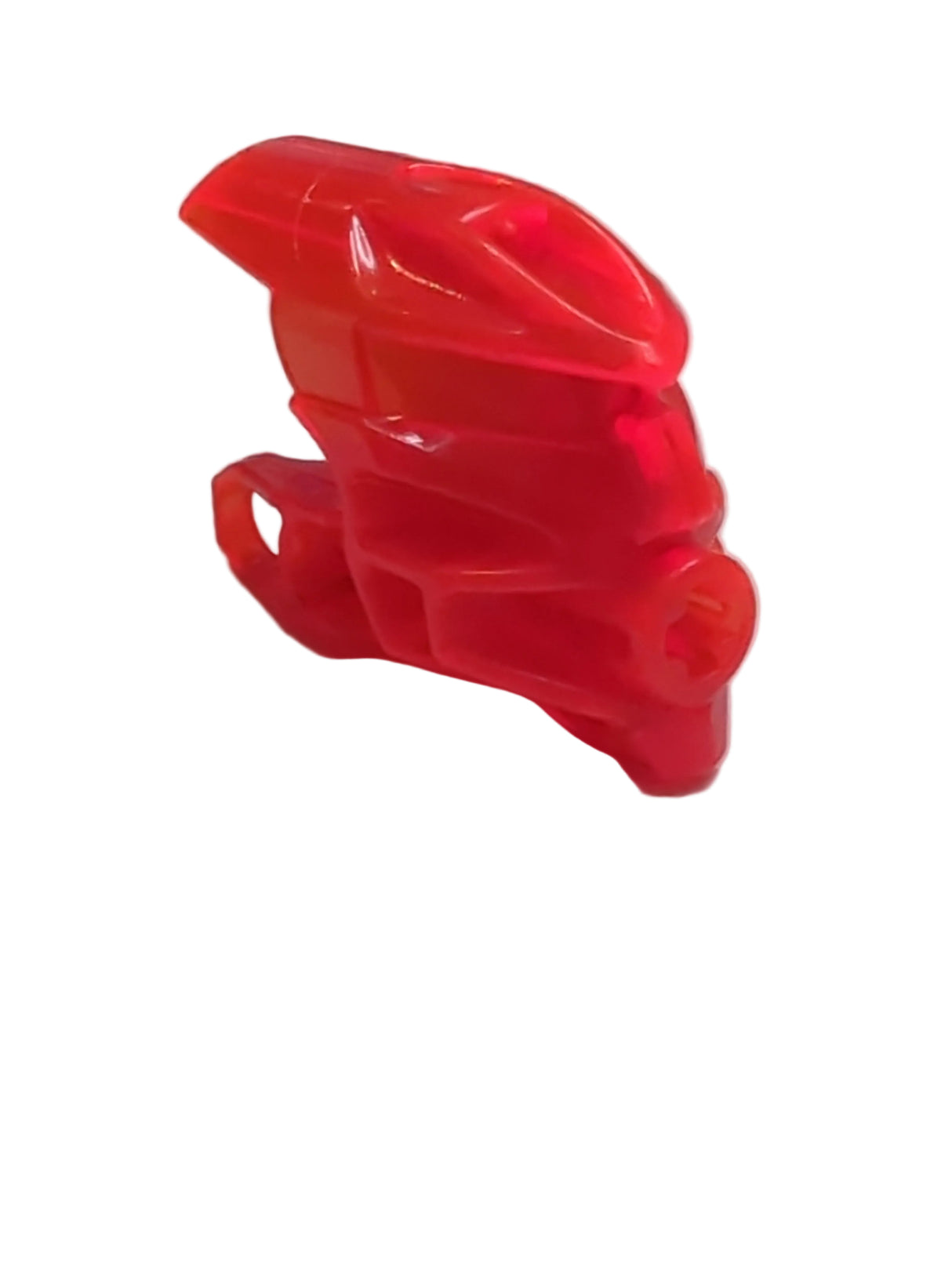 Bionicle Kopf Connector Block (Av-Matoran) transparent neonorange