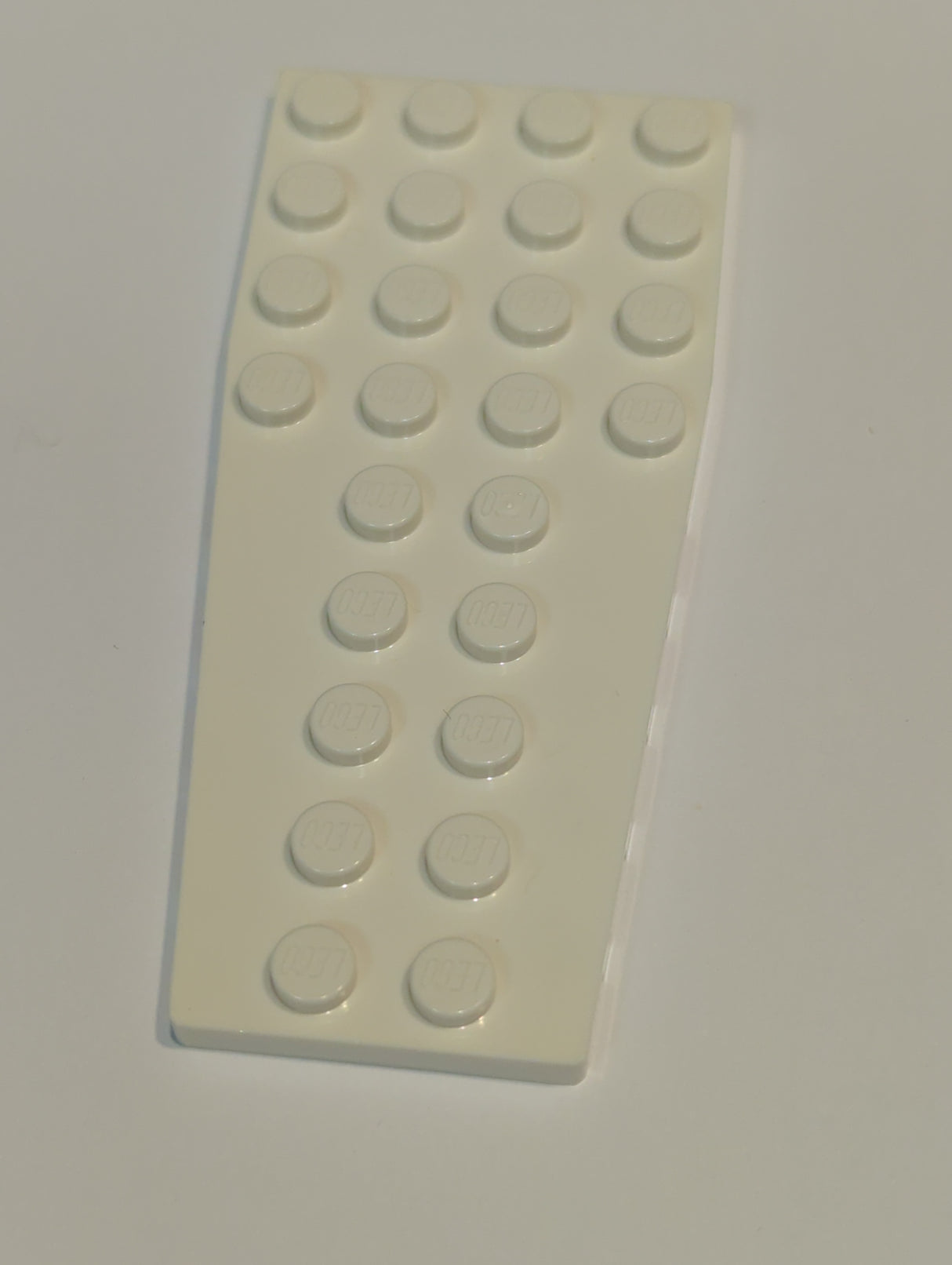 NEU Flügelplatte 4 x 9 mit Noppenkerben weiß