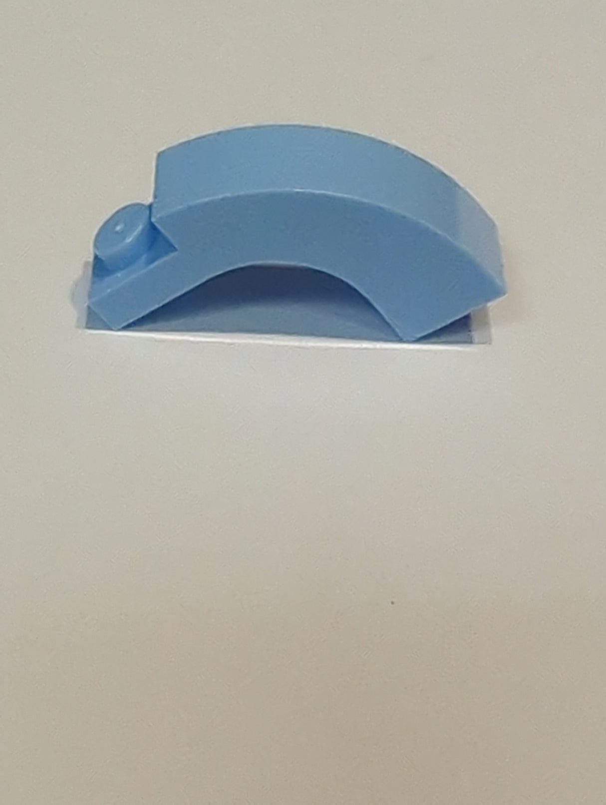 NEU Halbbogenstein 1 x 3 x 2 rund hellblau