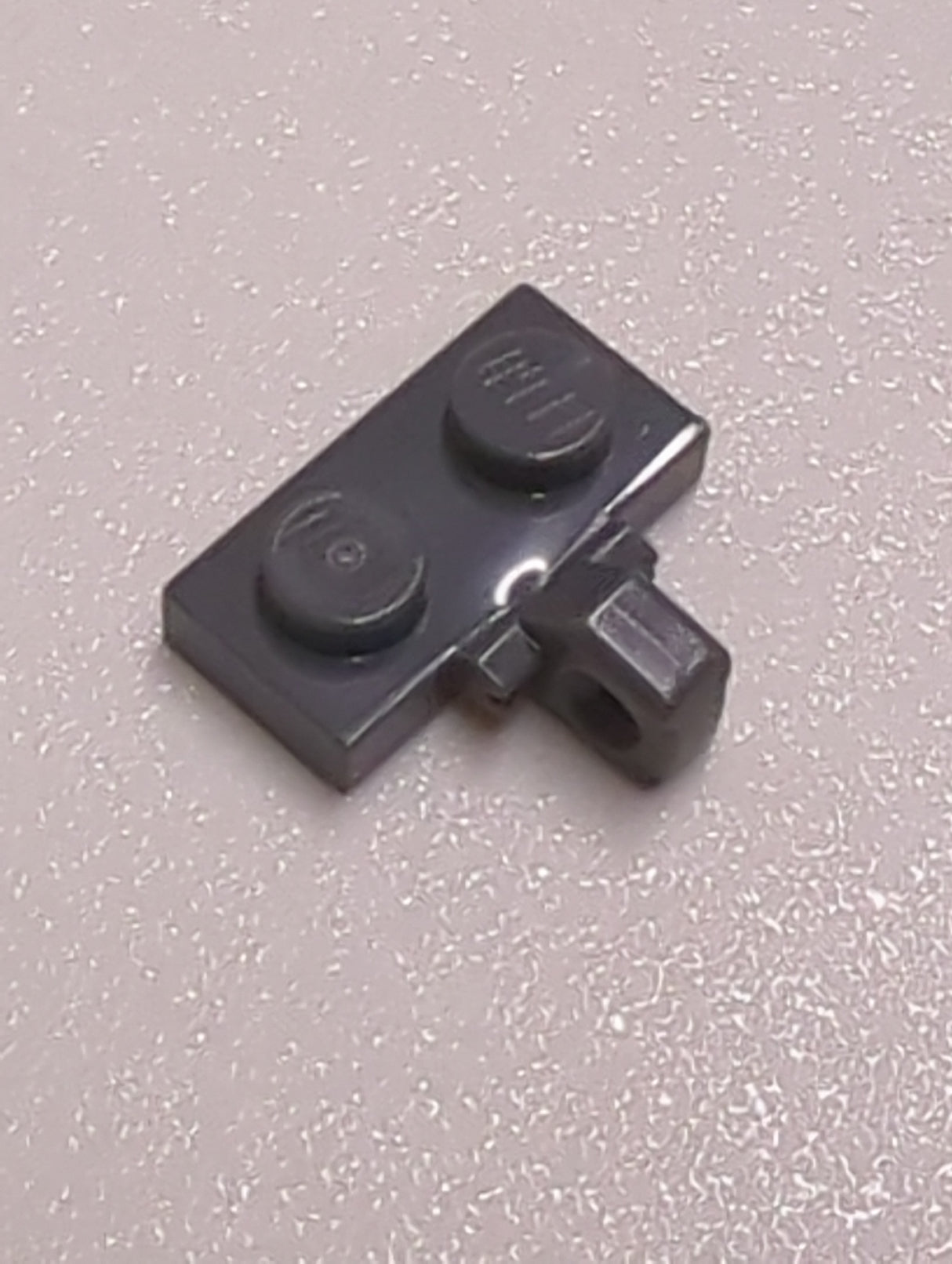 NEU Hinge Plate 1 x 2 Locking with 1 Finger on Side without Bottom Groove neudunkelgrau dark bluish gray